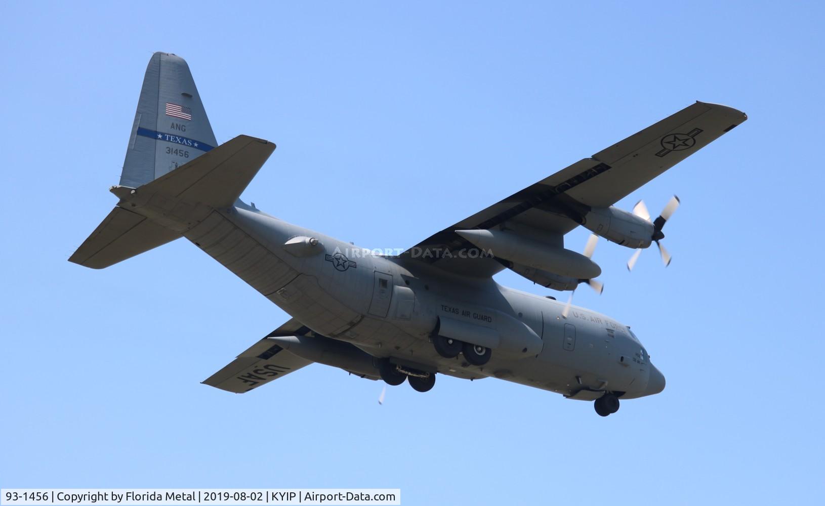 93-1456, 1993 Lockheed C-130H Hercules C/N 382-5361, C-130H