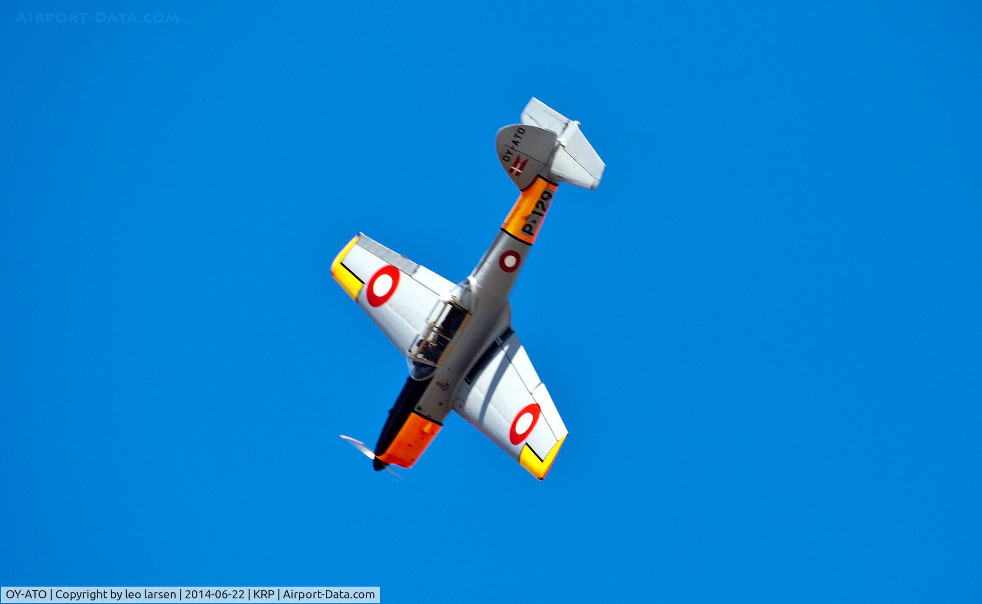 OY-ATO, 1950 De Havilland DHC-1 Chipmunk 22 C/N C1/0108, Karup Air Show 1122.6.2014