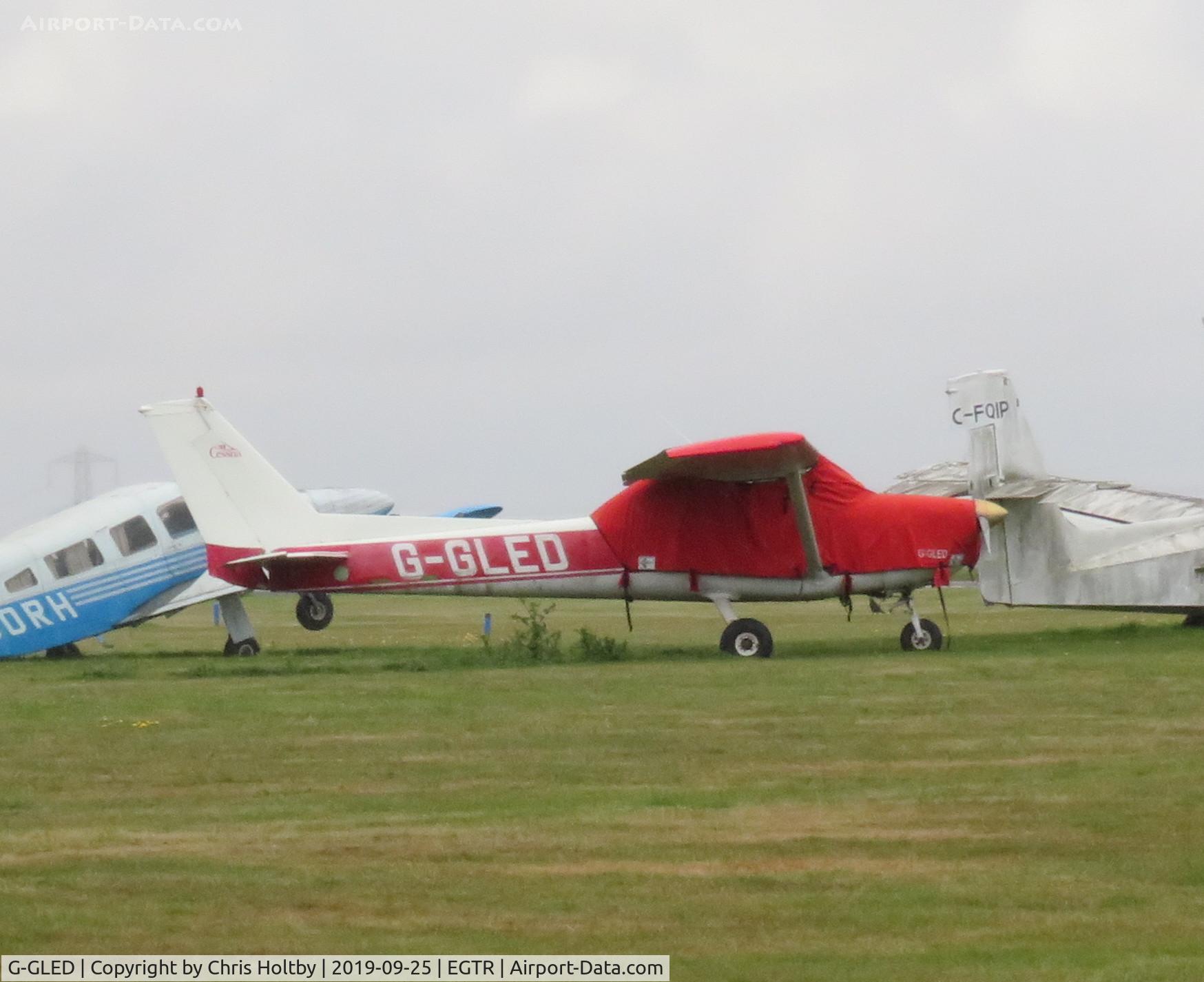 G-GLED, 1975 Cessna 150M C/N 150-76673, Recent addition to the Elstree graveyard EASA Certificate expired in May 2019.
