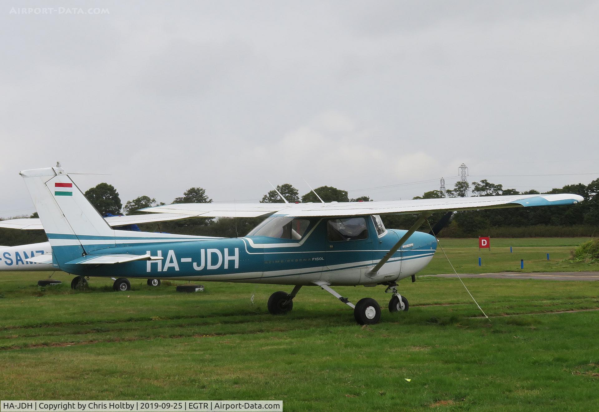 HA-JDH, 1971 Reims 150L C/N 15000734, Parked at Elstree