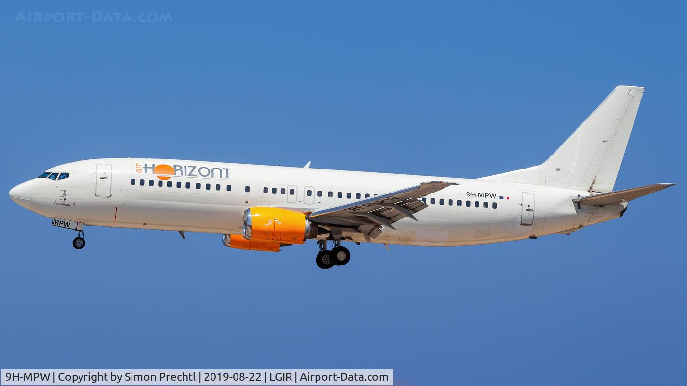 9H-MPW, 1991 Boeing 737-484 C/N 25417, 9H-MPW @ Heraklion N. Kazantzakis Airport