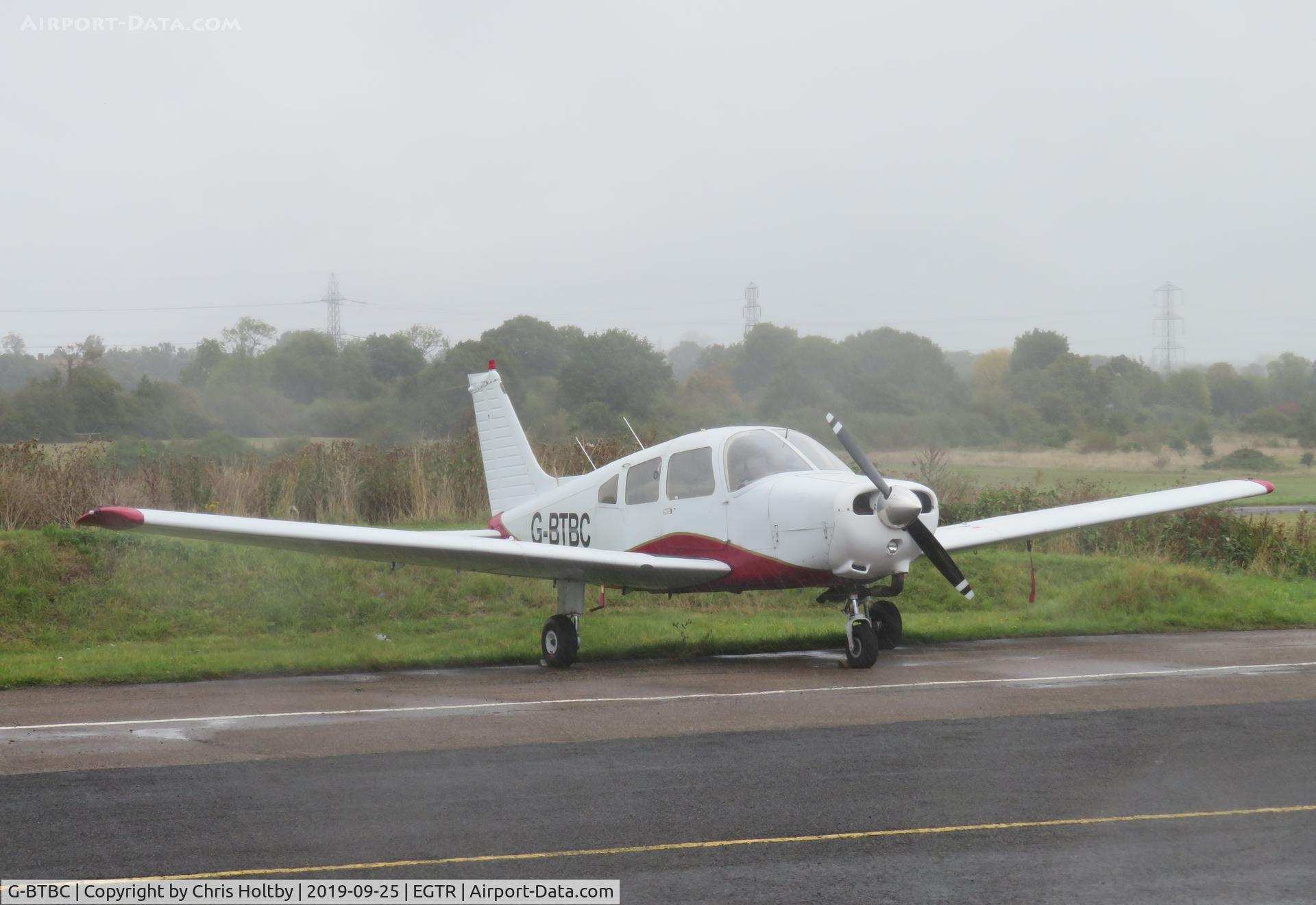 G-BTBC, 1979 Piper PA-28-161 Cherokee Warrior II C/N 28-7916414, Parked at Elstree