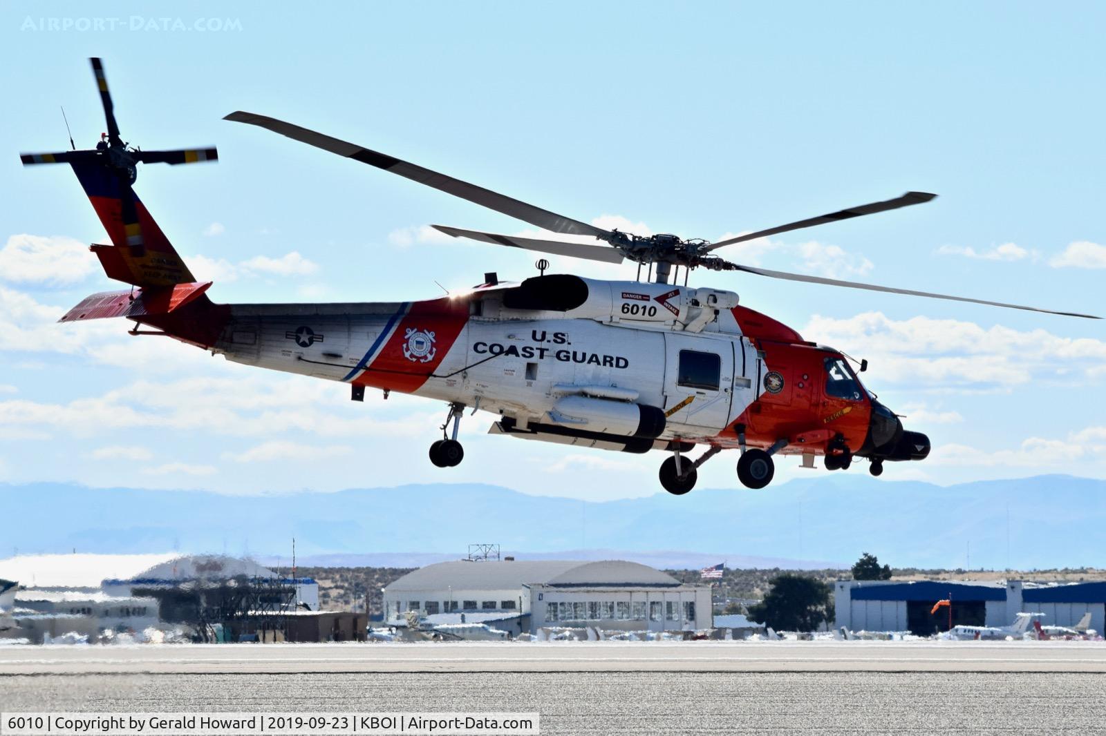 6010, Sikorsky MH-60T Jayhawk C/N 70.157, Departing BOI.