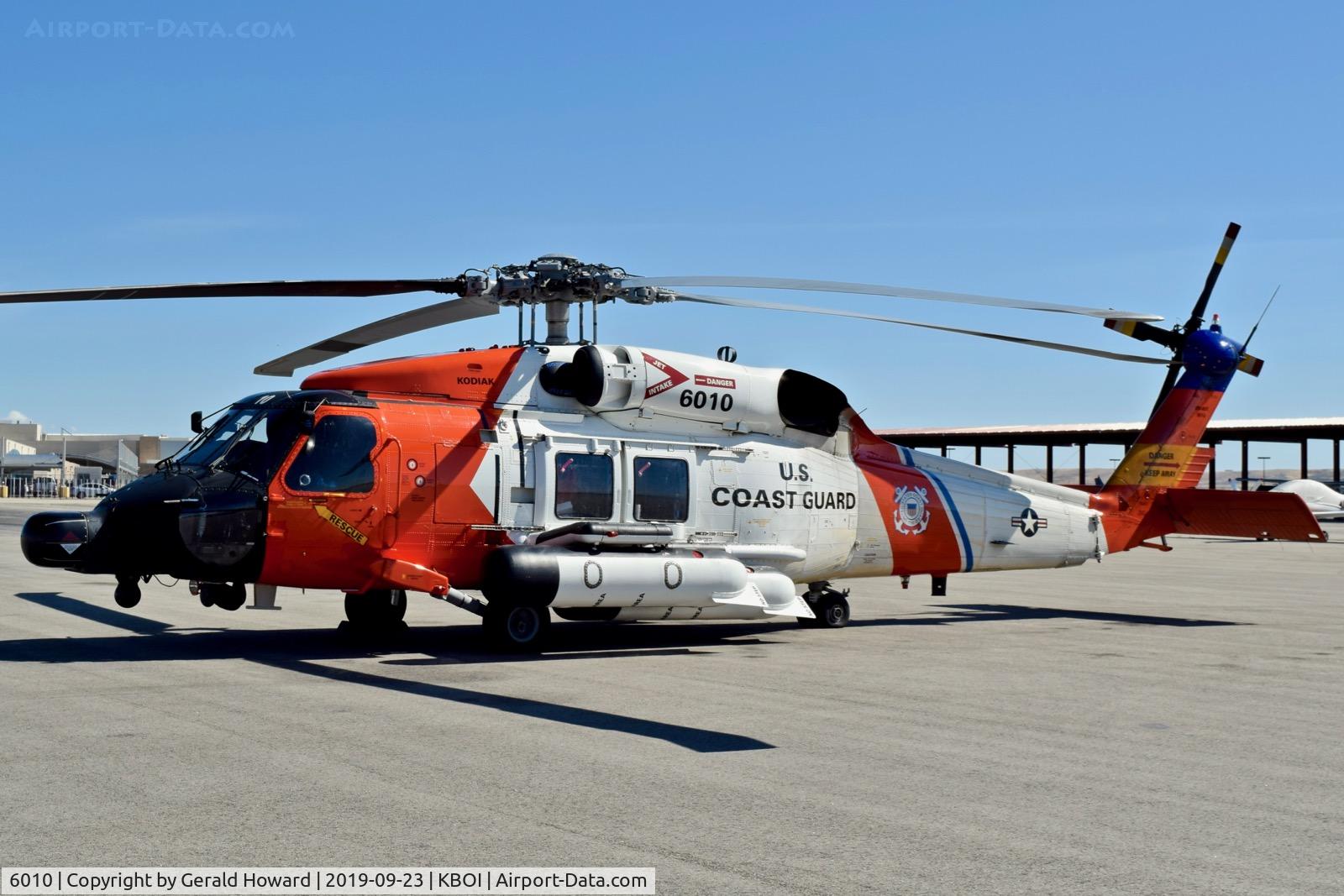 6010, Sikorsky MH-60T Jayhawk C/N 70.157, Parked on the north GA pad.