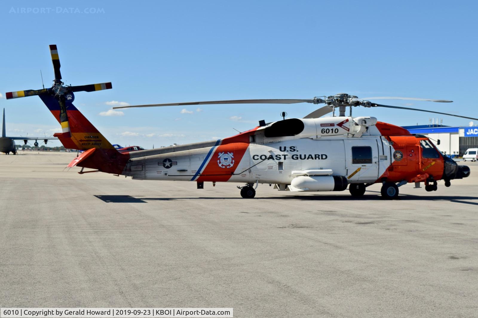 6010, Sikorsky MH-60T Jayhawk C/N 70.157, Parked on the north GA pad.