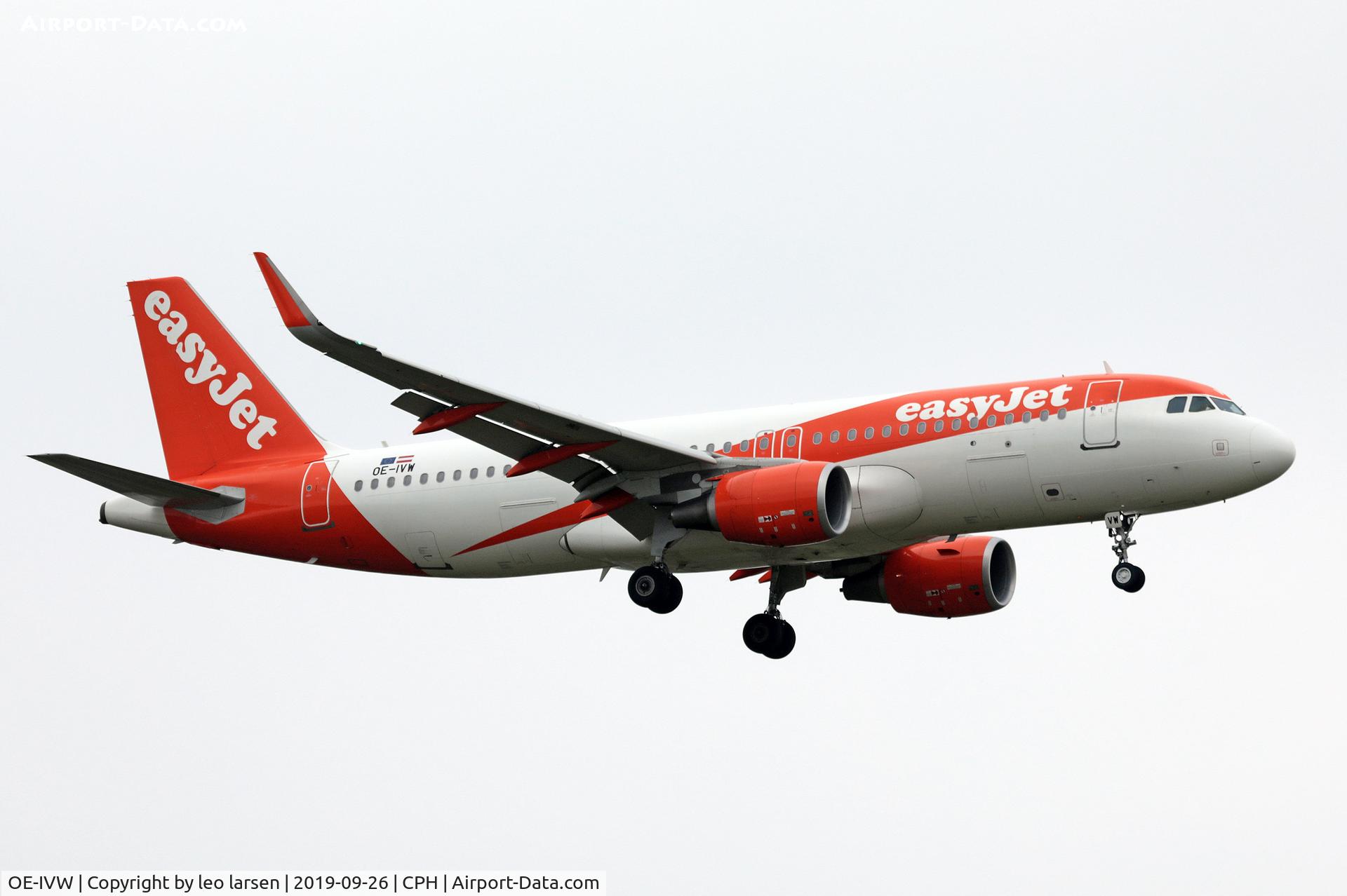 OE-IVW, 2016 Airbus A320-214 C/N 7067, Copenhagen 26.9.2019