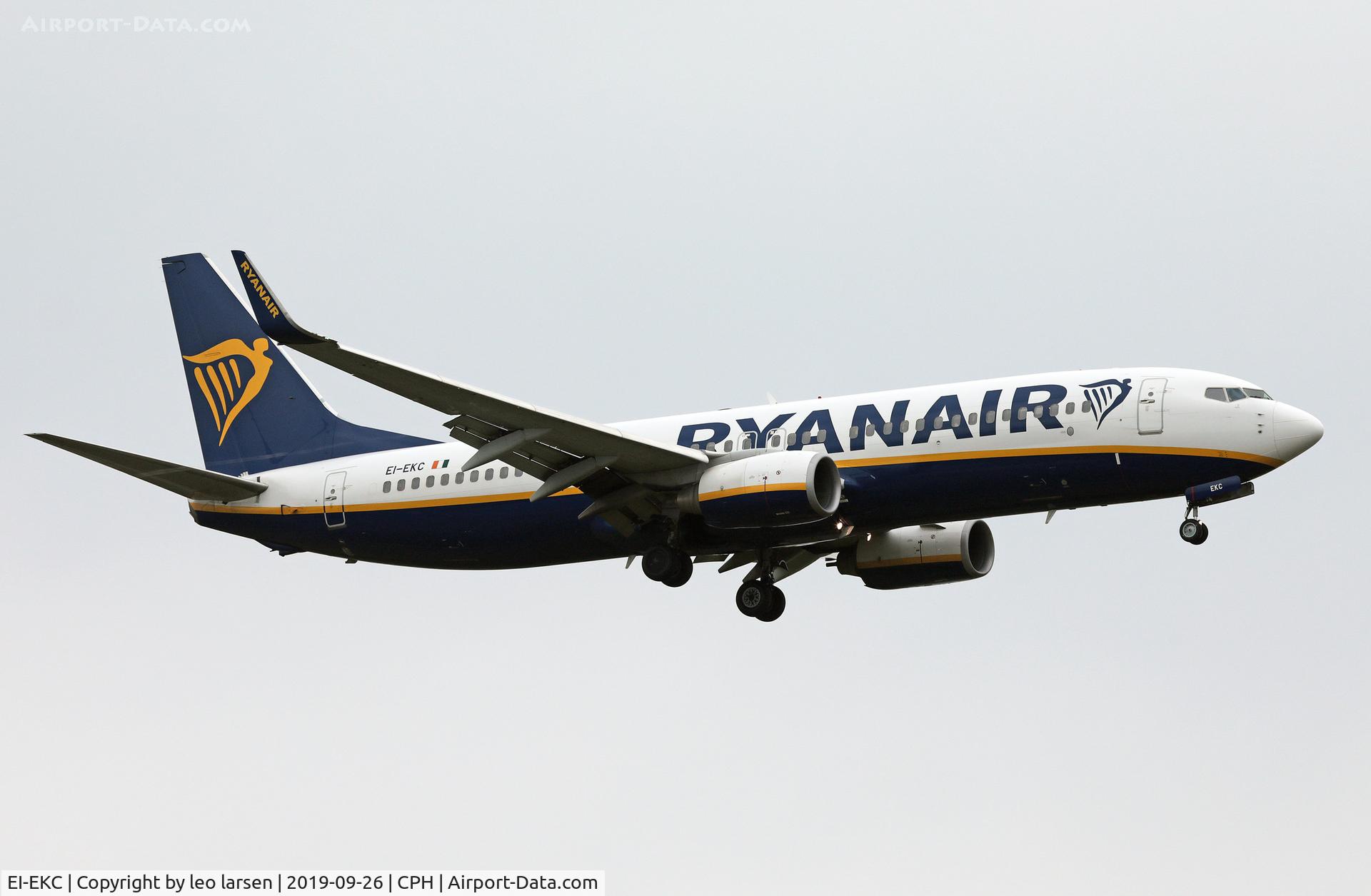 EI-EKC, 2009 Boeing 737-8AS C/N 38495, Copenhagen 26.9.2019