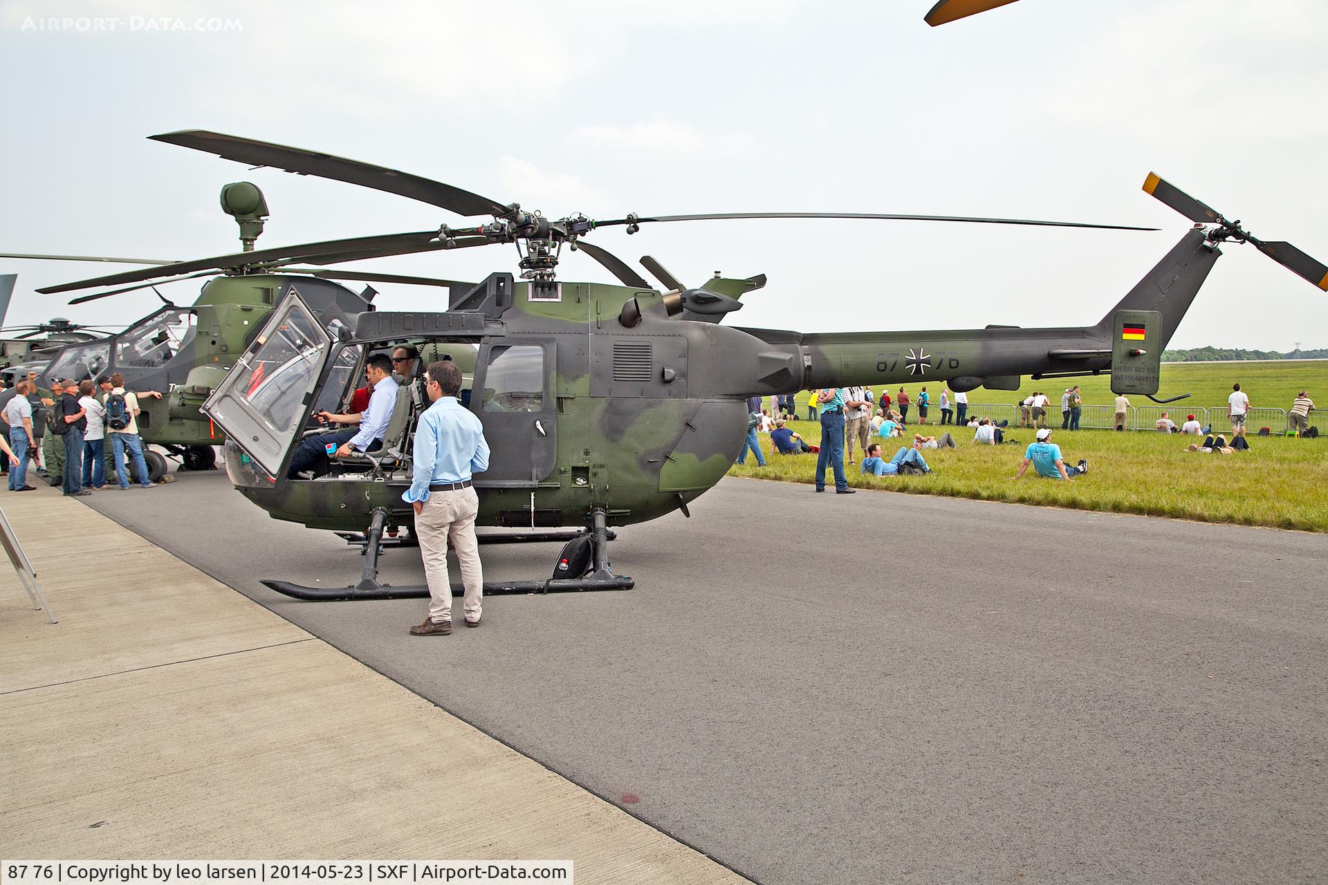 87 76, MBB Bo.105P1M C/N 6176, Berlin Air Show 23.5.2014