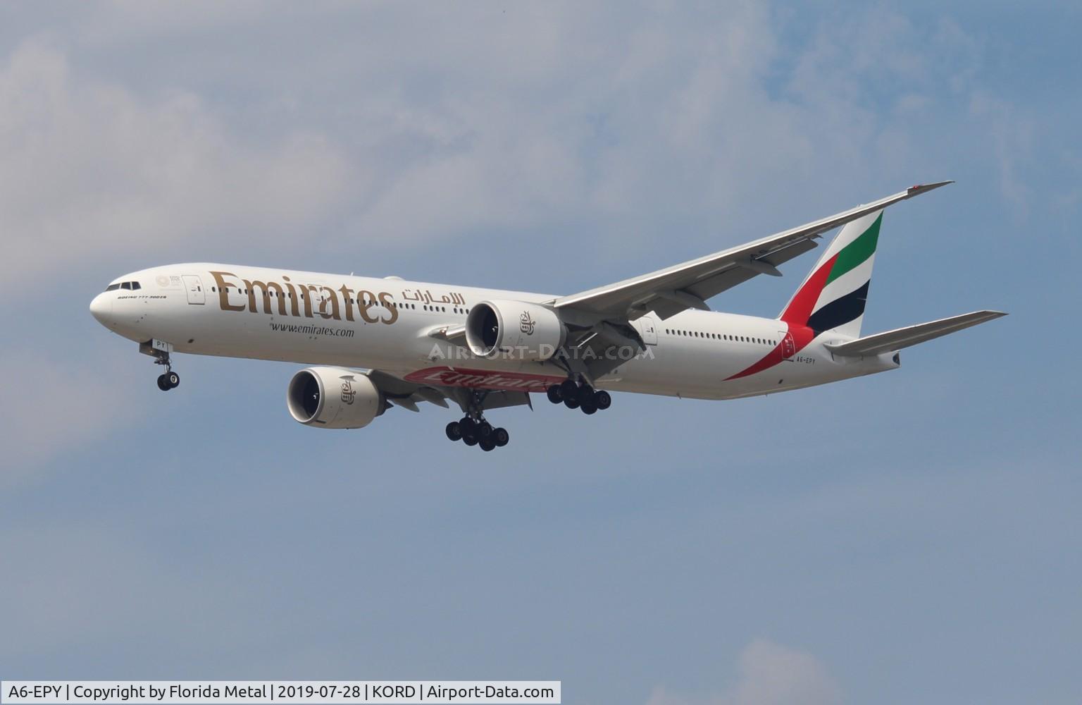 A6-EPY, 2016 Boeing 777-31H/ER C/N 42344, Emirates