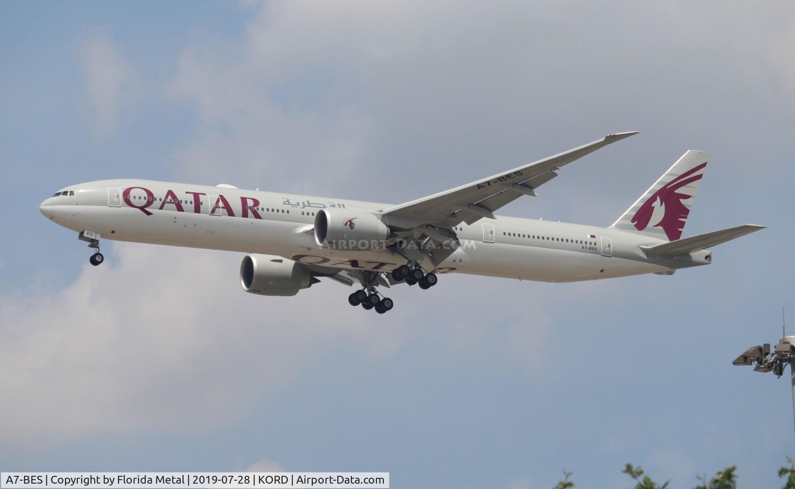 A7-BES, 2018 Boeing 777-3DZ/ER C/N 64089, Qatar