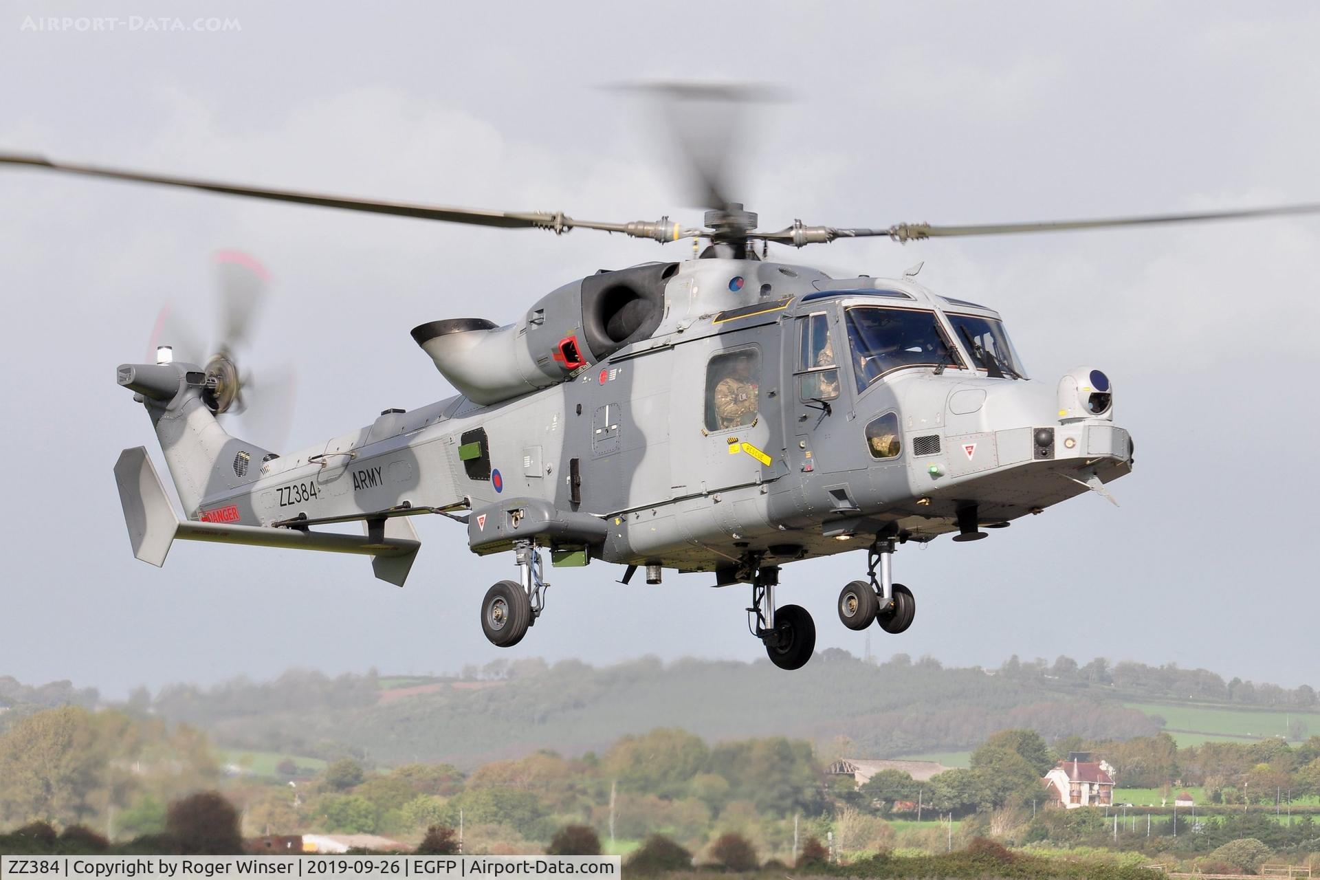 ZZ384, 2014 AgustaWestland AW-159 Wildcat AH.1 C/N 503, Operated by 847 NAS (on loan from the Army Air Corps).