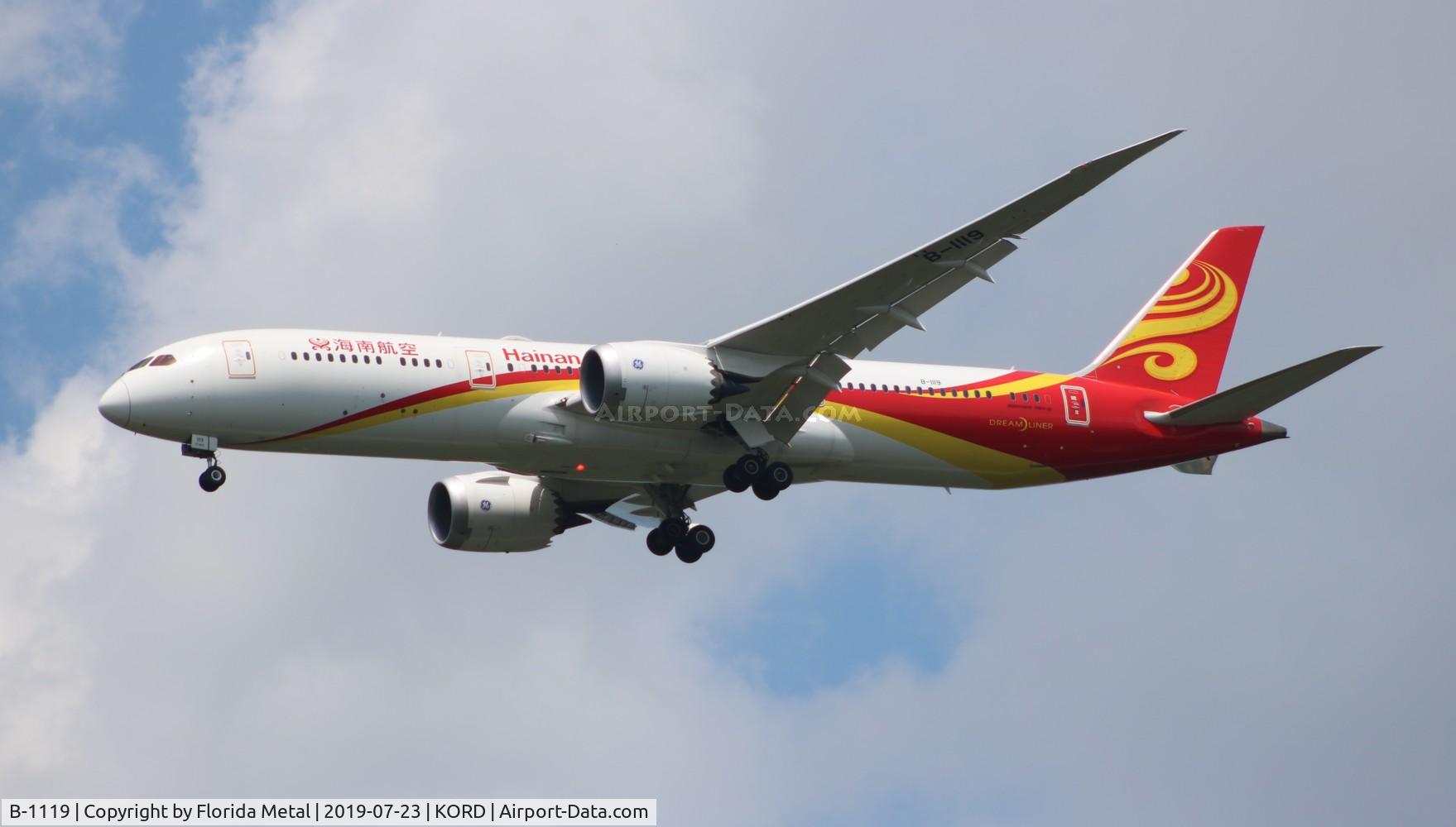 B-1119, 2018 Boeing 787-9 Dreamliner Dreamliner C/N 64968, Hainan