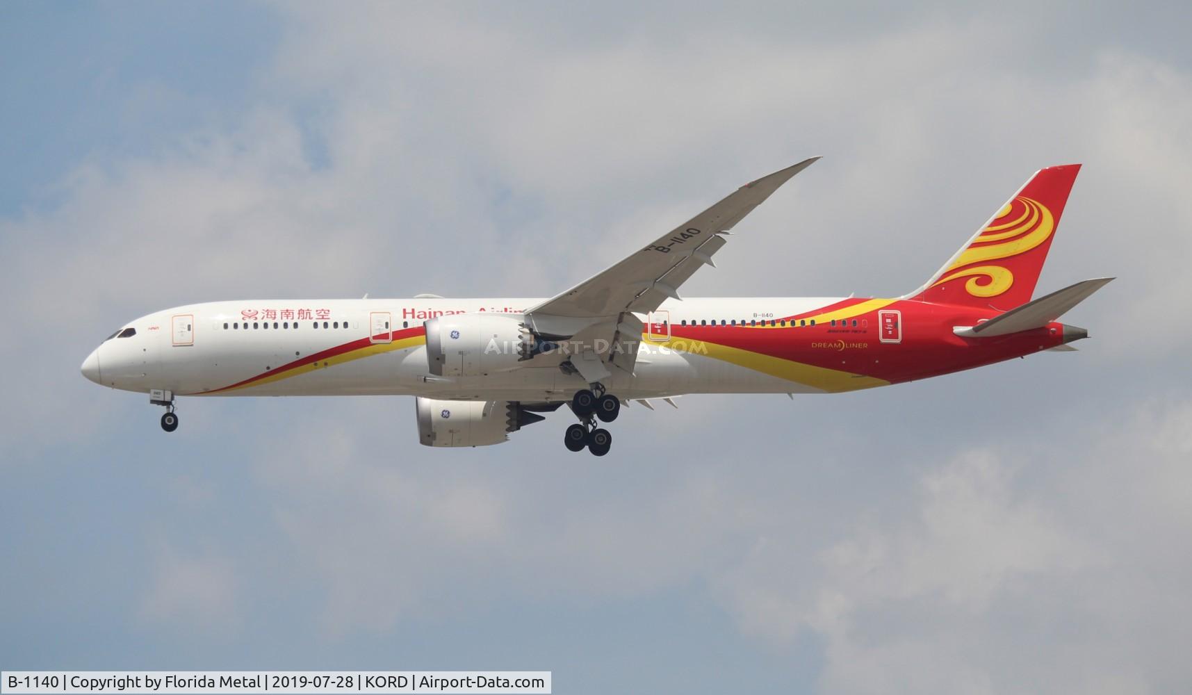 B-1140, 2018 Boeing 787-9 Dreamliner Dreamliner C/N 62739, Hainan