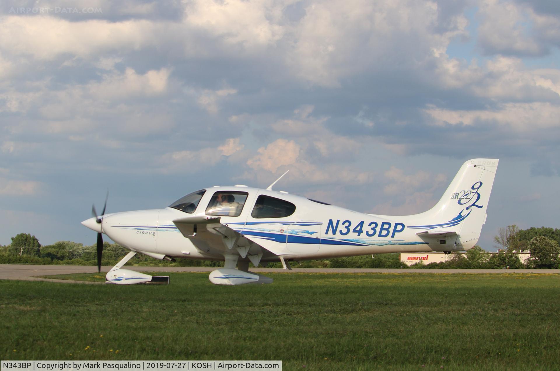 N343BP, 2007 Cirrus SR22 G2 C/N 2340, Cirrus SR22