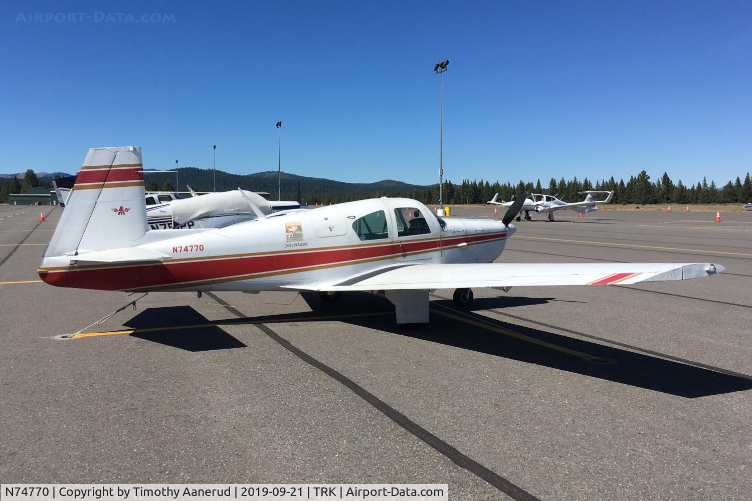 N74770, 1961 Mooney M20B Mark 21 C/N 1770, 1961 Mooney M20B, c/n: 1770
