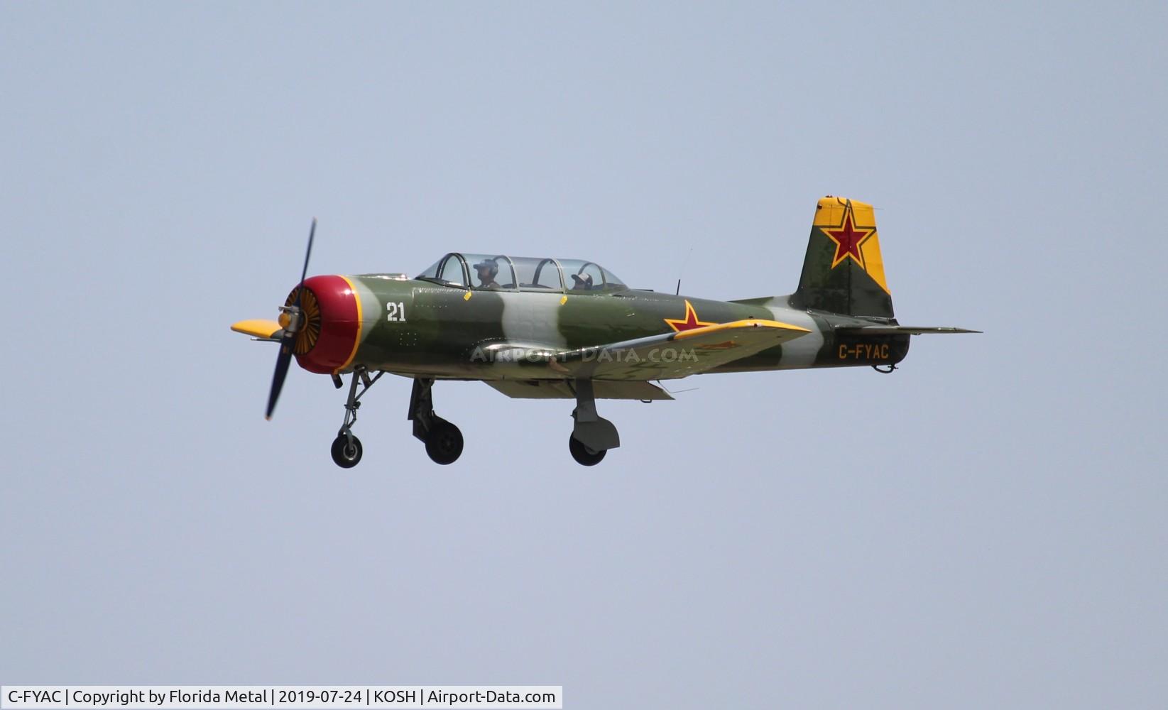 C-FYAC, 1969 Nanchang CJ-6A C/N 2632060, CJ-6A