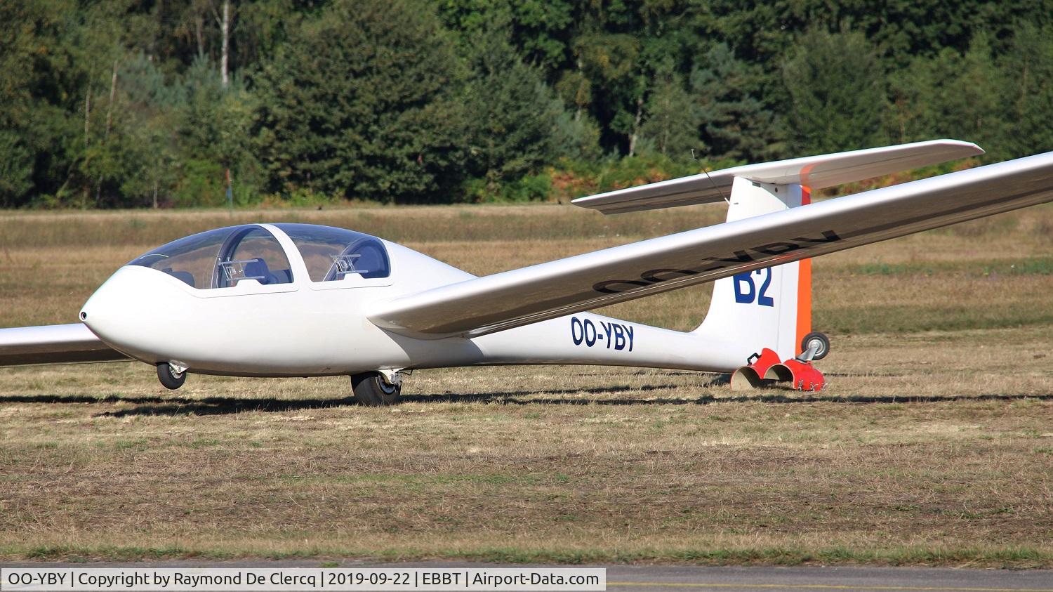 OO-YBY, Grob G-103 Twin Astir II C/N 3862, At Brasschaat.