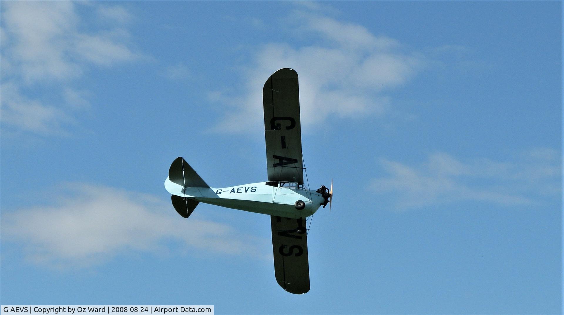 G-AEVS, 1937 Aeronca 100 C/N AB114, Sywell Airshow 2008