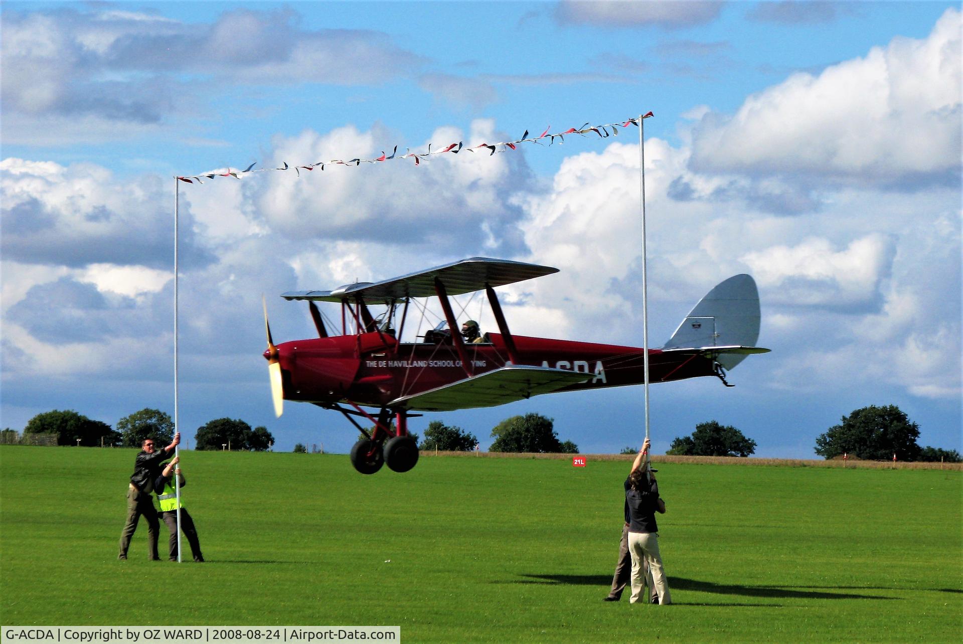 G-ACDA, 1934 De Havilland DH-82A Tiger Moth II C/N 3175, SYWELL AIRSHOW AUGUST 2008
