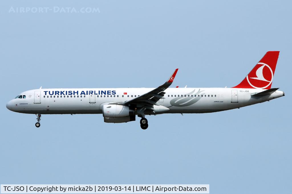 TC-JSO, 2015 Airbus A321-231 C/N 6563, Landing