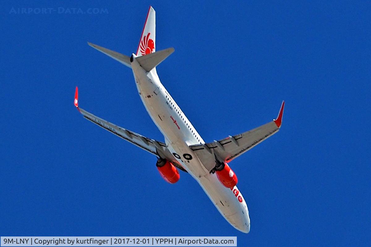 9M-LNY, 2015 Boeing 737-8GP C/N 39871, Boeing 737-8GP Malindo Air 9M-LNY overshoot rwy 21 YPPH 011217