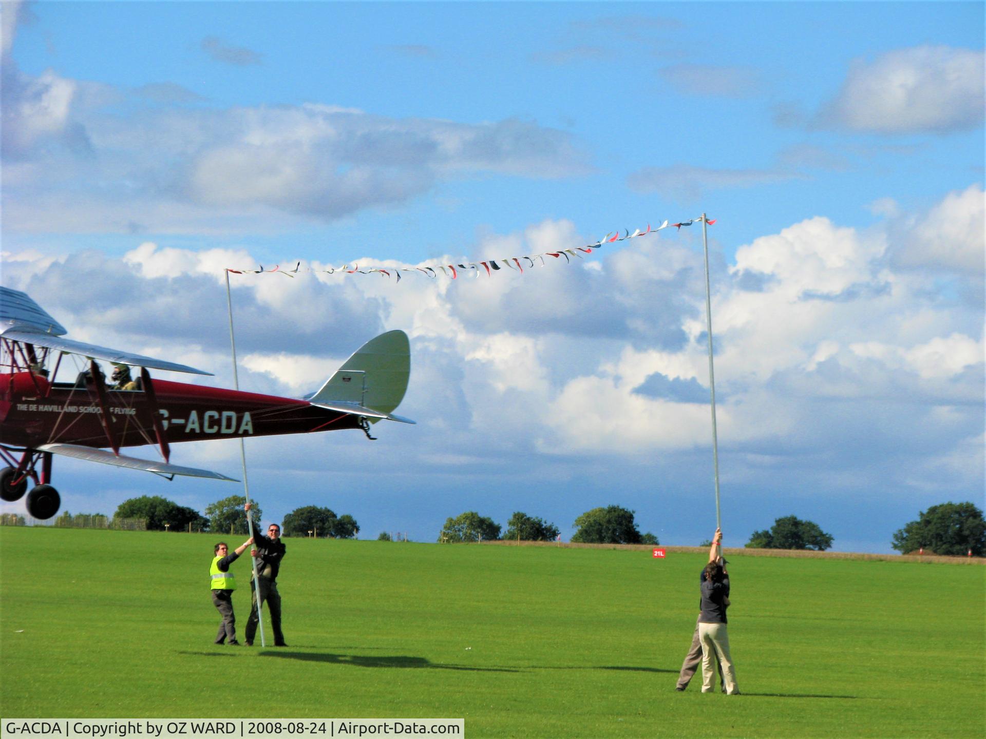 G-ACDA, 1934 De Havilland DH-82A Tiger Moth II C/N 3175, JUST MADE IT...!