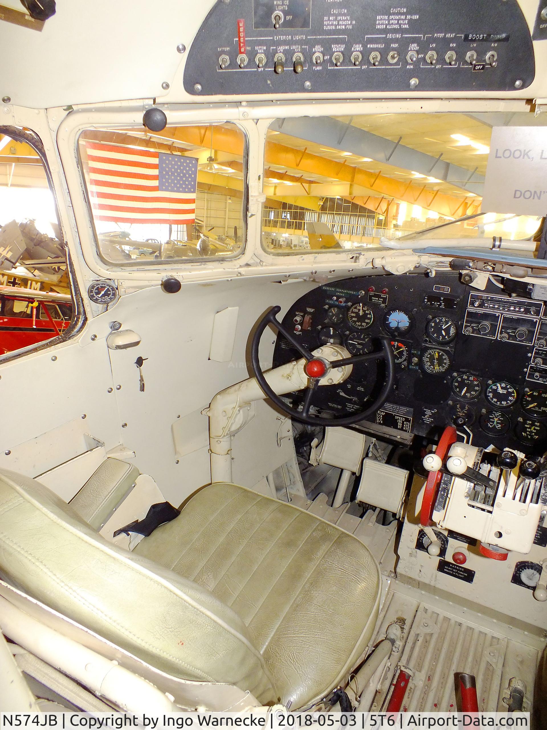 N574JB, 1944 Douglas DC3C-S1C3G (C-47A) C/N 20145, Douglas DC-3C at the War Eagles Air Museum, Santa Teresa NM  #c