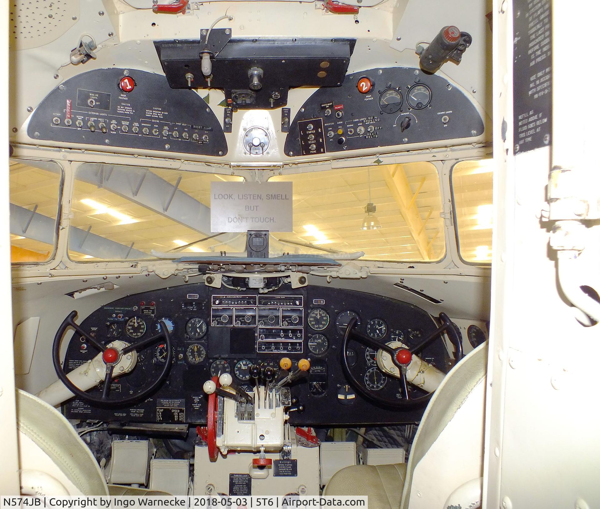 N574JB, 1944 Douglas DC3C-S1C3G (C-47A) C/N 20145, Douglas DC-3C at the War Eagles Air Museum, Santa Teresa NM  #c