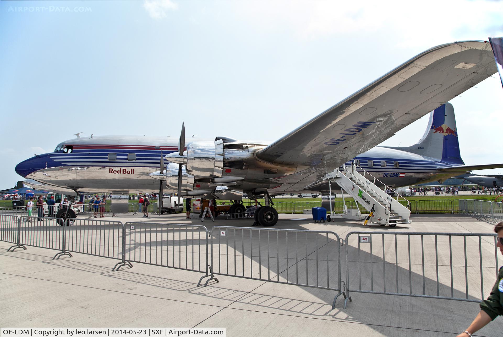 OE-LDM, 1958 Douglas DC-6B C/N 45563, Berlin Air Show ILA 23.5.2014