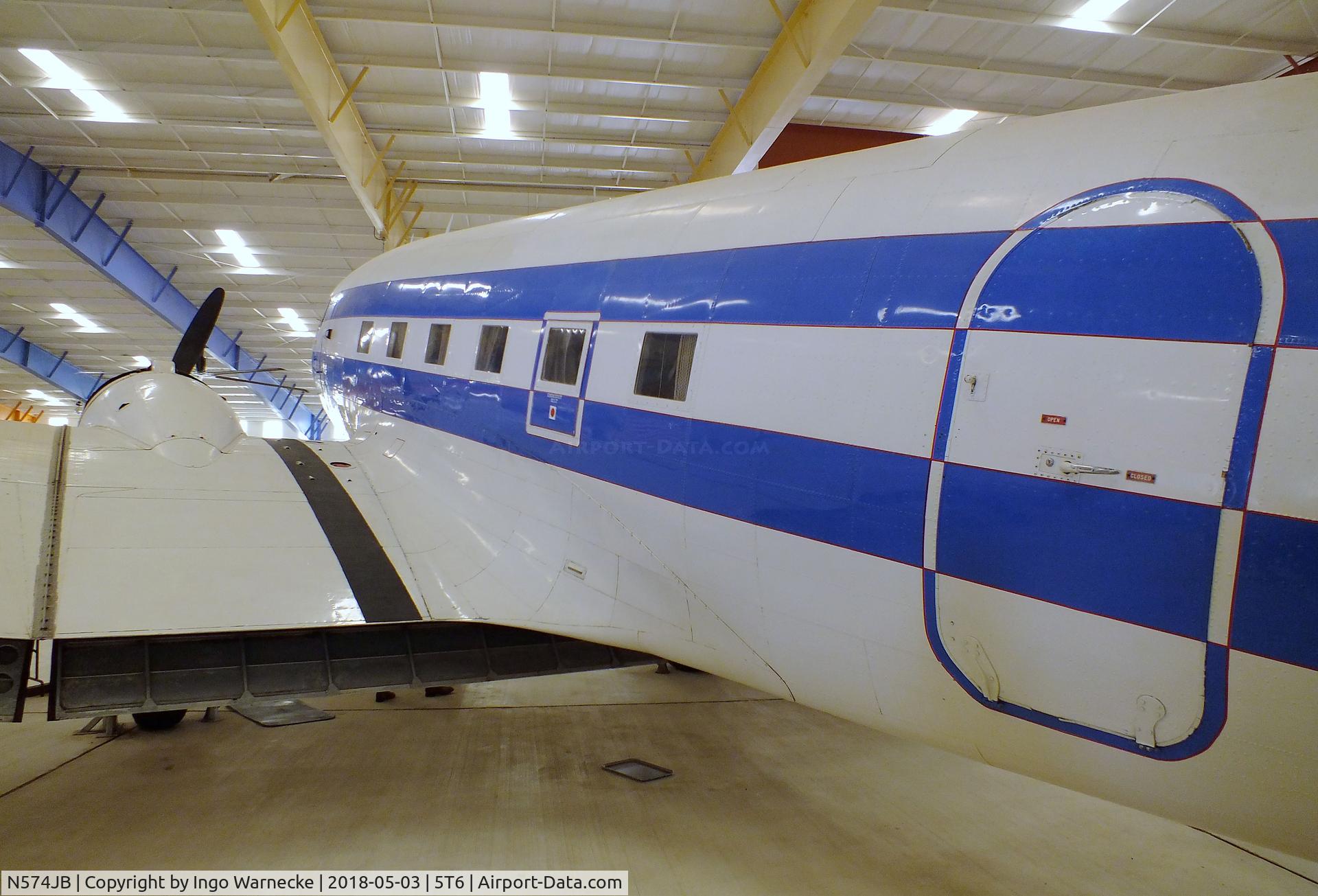 N574JB, 1944 Douglas DC3C-S1C3G (C-47A) C/N 20145, Douglas DC-3C at the War Eagles Air Museum, Santa Teresa NM