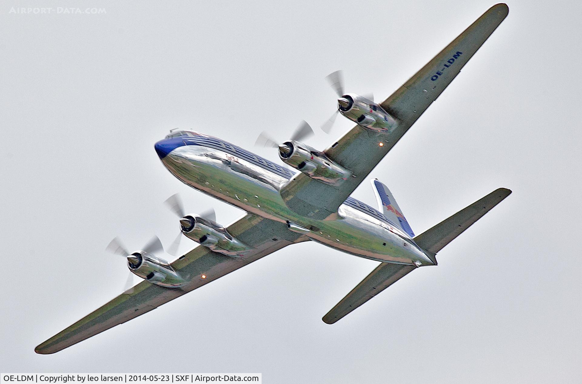 OE-LDM, 1958 Douglas DC-6B C/N 45563, Berlin Air Show ILA 23.5.2014