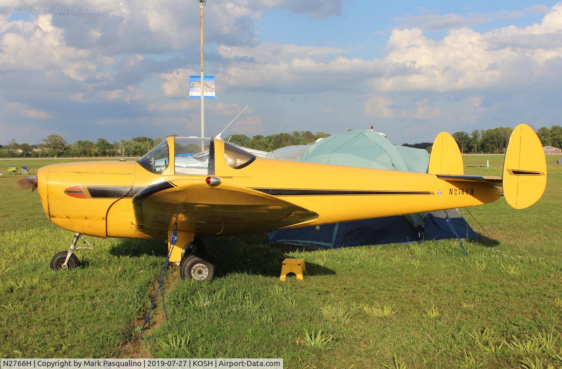N2766H, 1946 Erco 415C Ercoupe C/N 3391, Ercoupe 415C