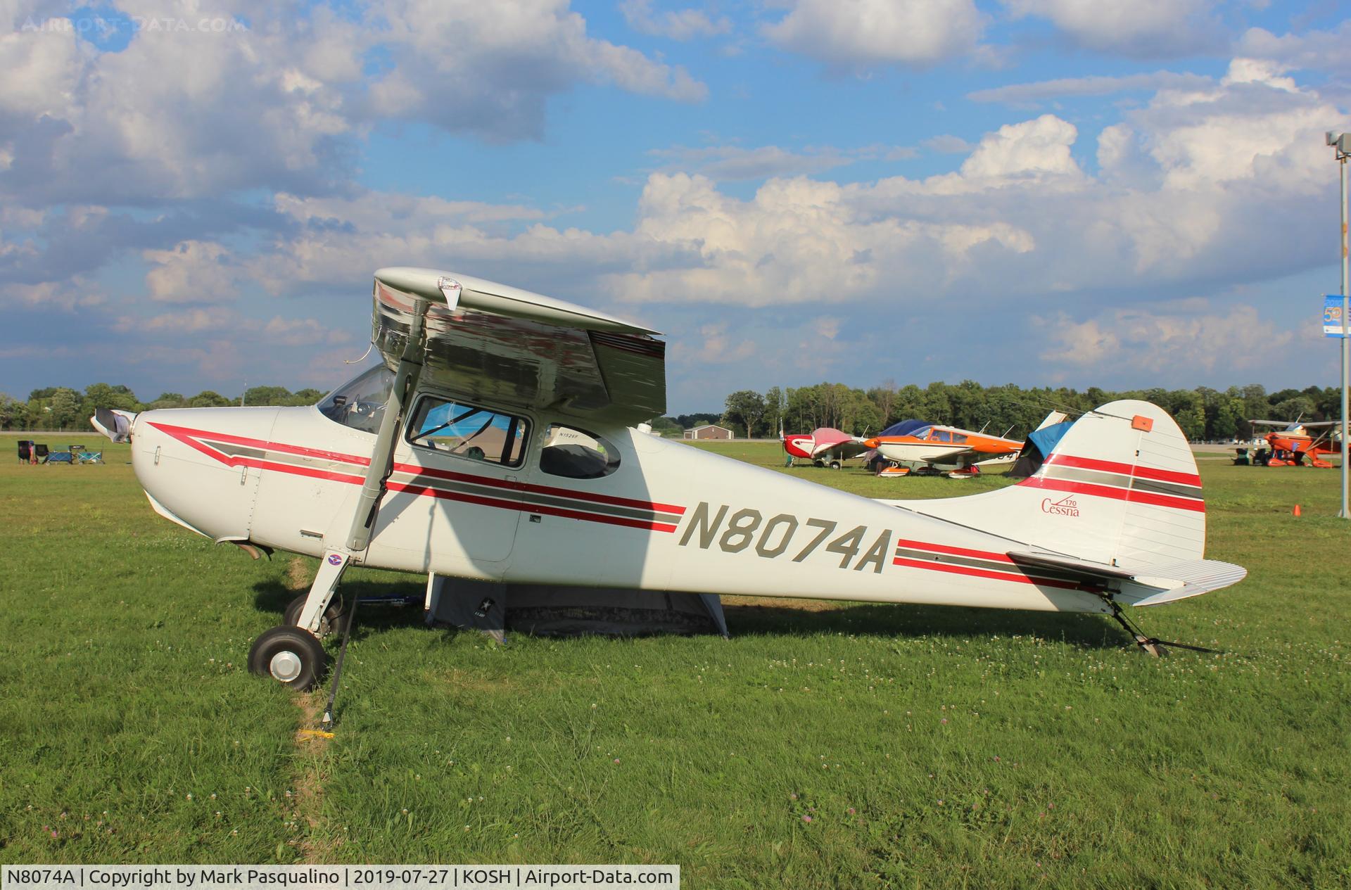 N8074A, 1952 Cessna 170B C/N 20926, Cessna 170B