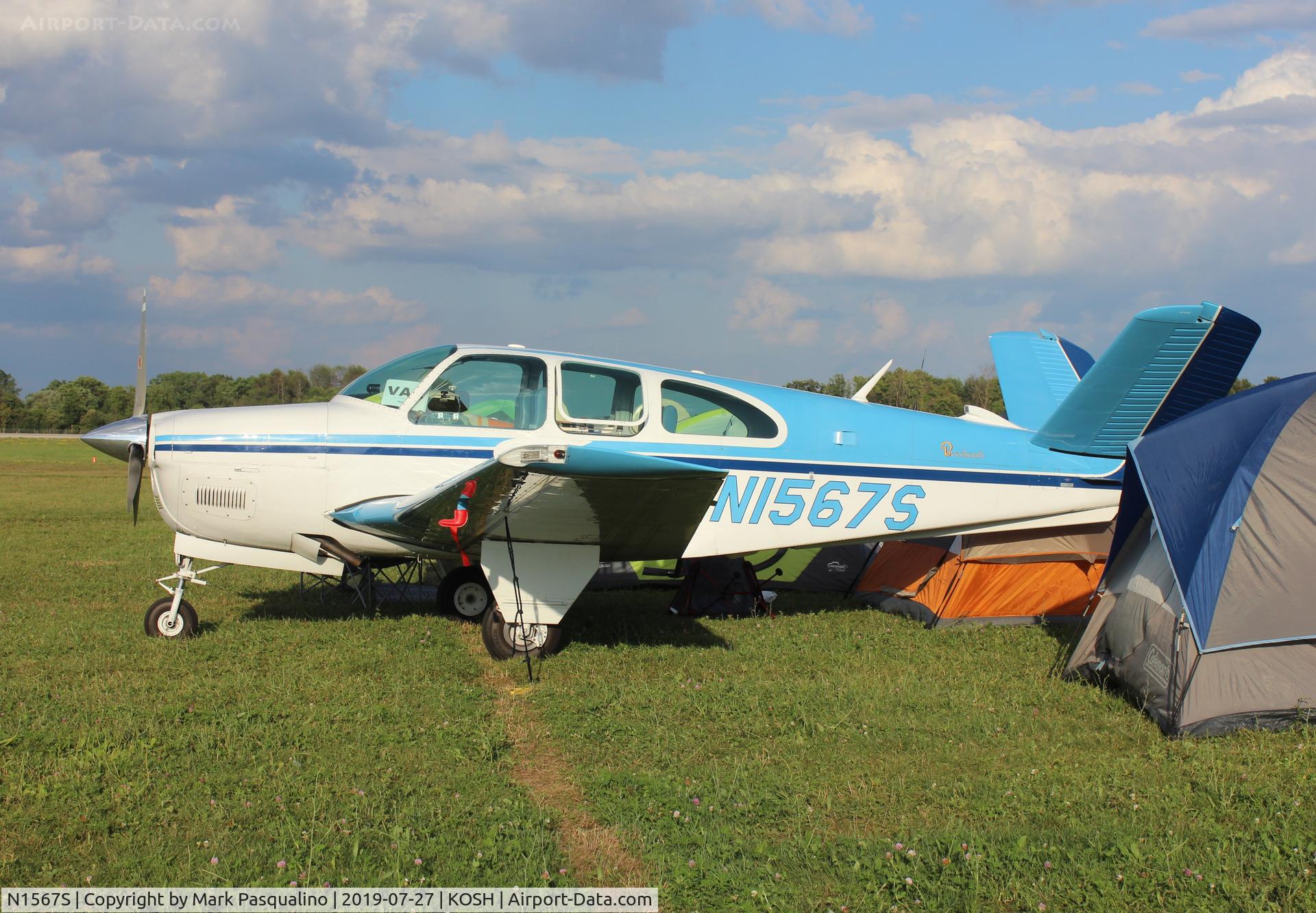 N1567S, 1962 Beech P35 Bonanza C/N D-6993, Beech P35