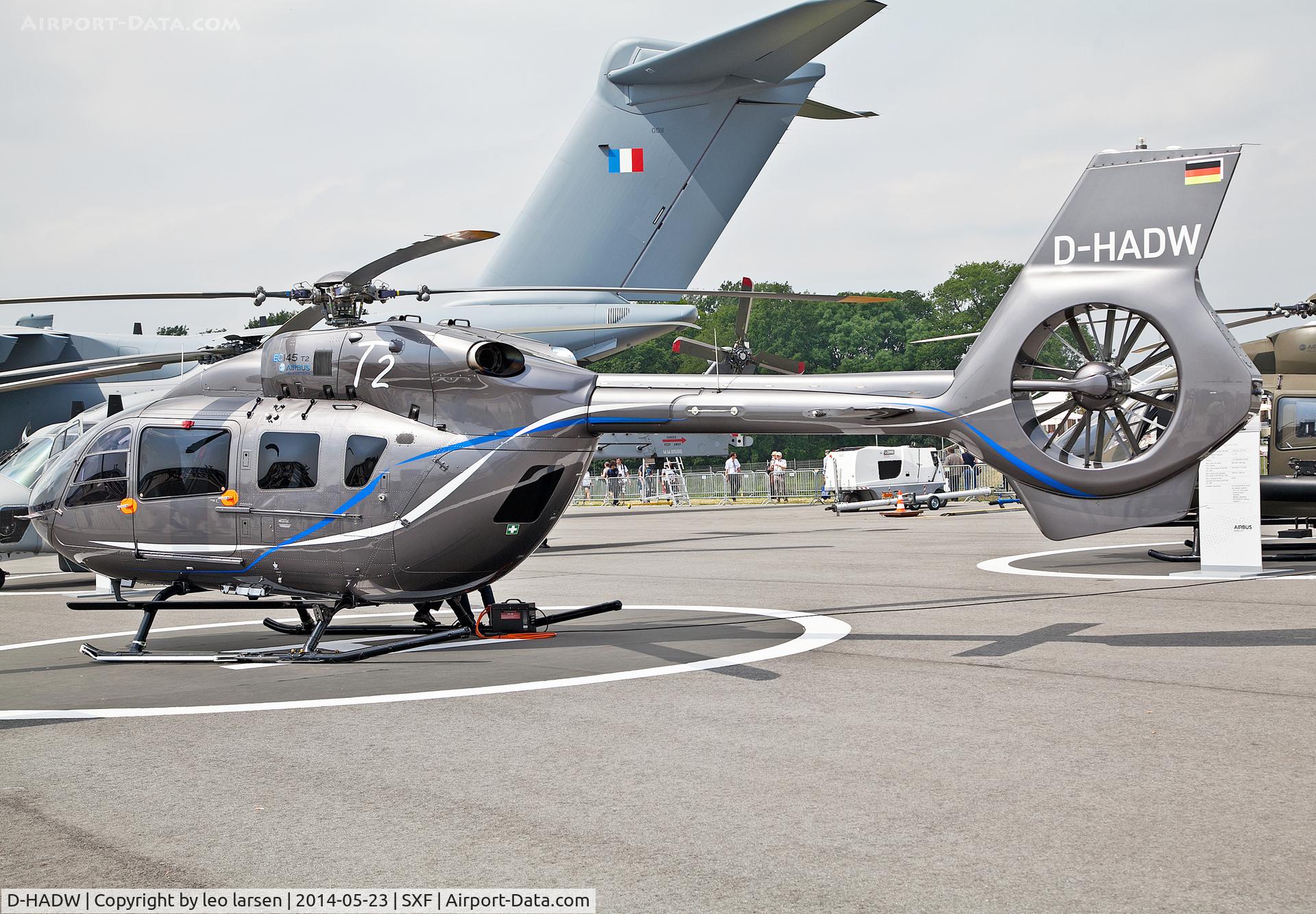 D-HADW, 2010 Eurocopter-Kawasaki EC-145T-2 (BK-117D-2) C/N 20002, Berlin air show 23.5.2014