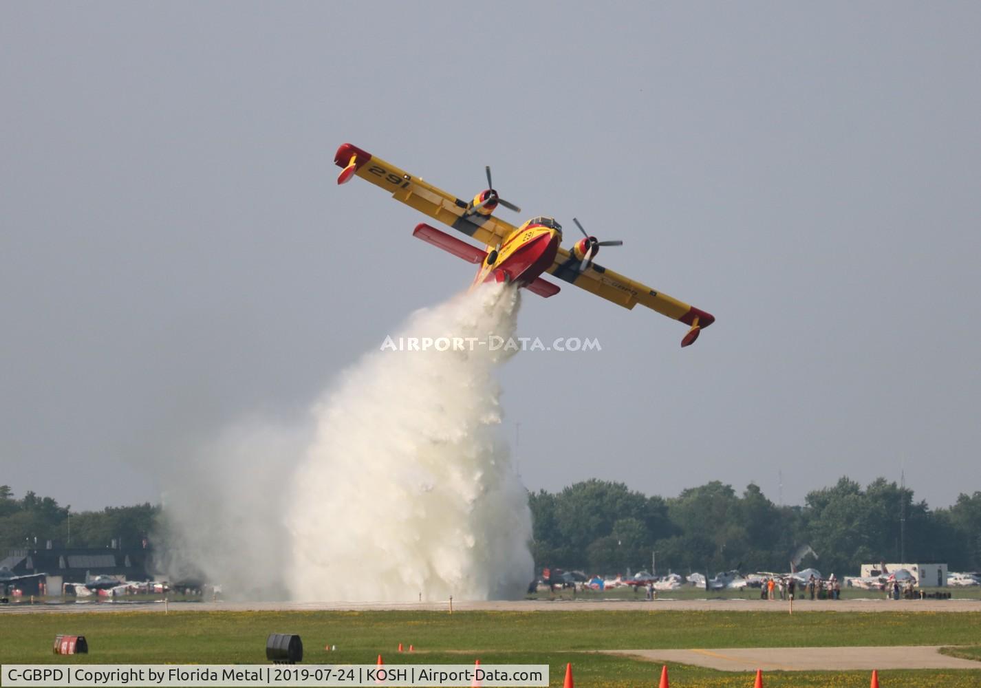 C-GBPD, 1985 Canadair CL-215-V (CL-215-1A10) C/N 1084, Firefighting demo