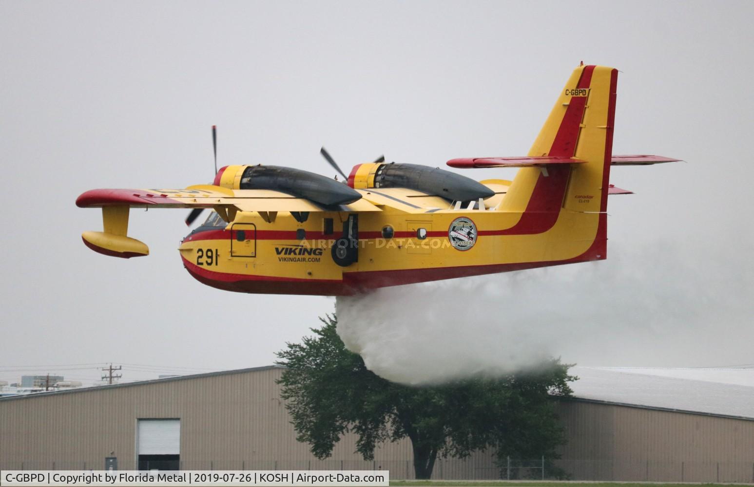 C-GBPD, 1985 Canadair CL-215-V (CL-215-1A10) C/N 1084, Firefighting demo