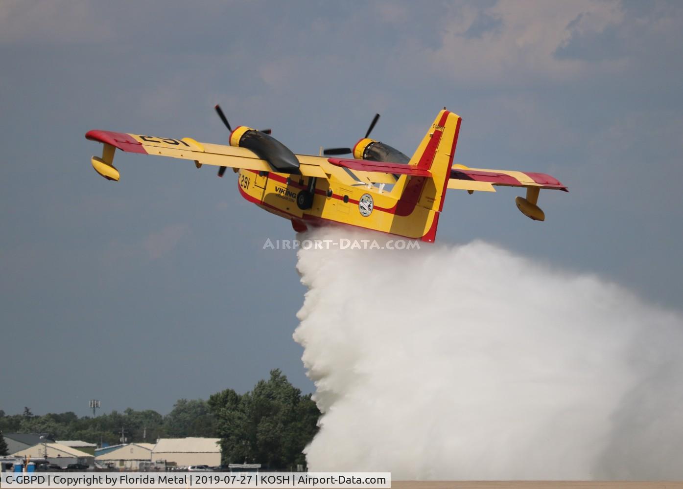 C-GBPD, 1985 Canadair CL-215-V (CL-215-1A10) C/N 1084, Firefighting demo