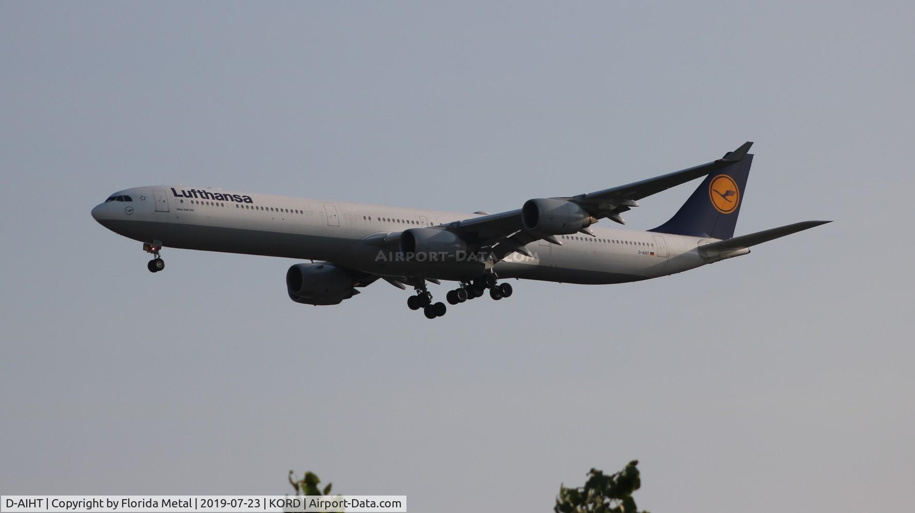 D-AIHT, 2008 Airbus A340-642 C/N 846, Lufthansa