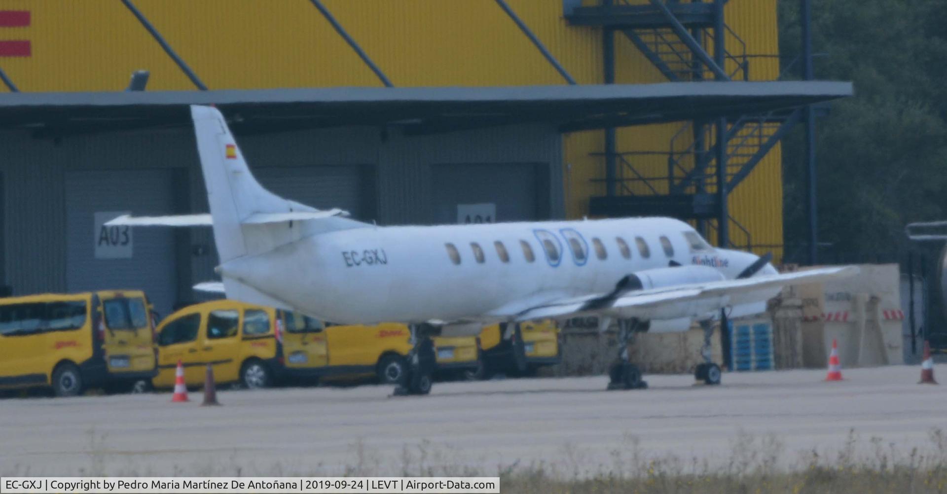EC-GXJ, 1980 Swearingen SA-226TC Metro II C/N TC-374, Aeropuerto de Foronda - Vitoria-Gasteiz - Euskadi - España