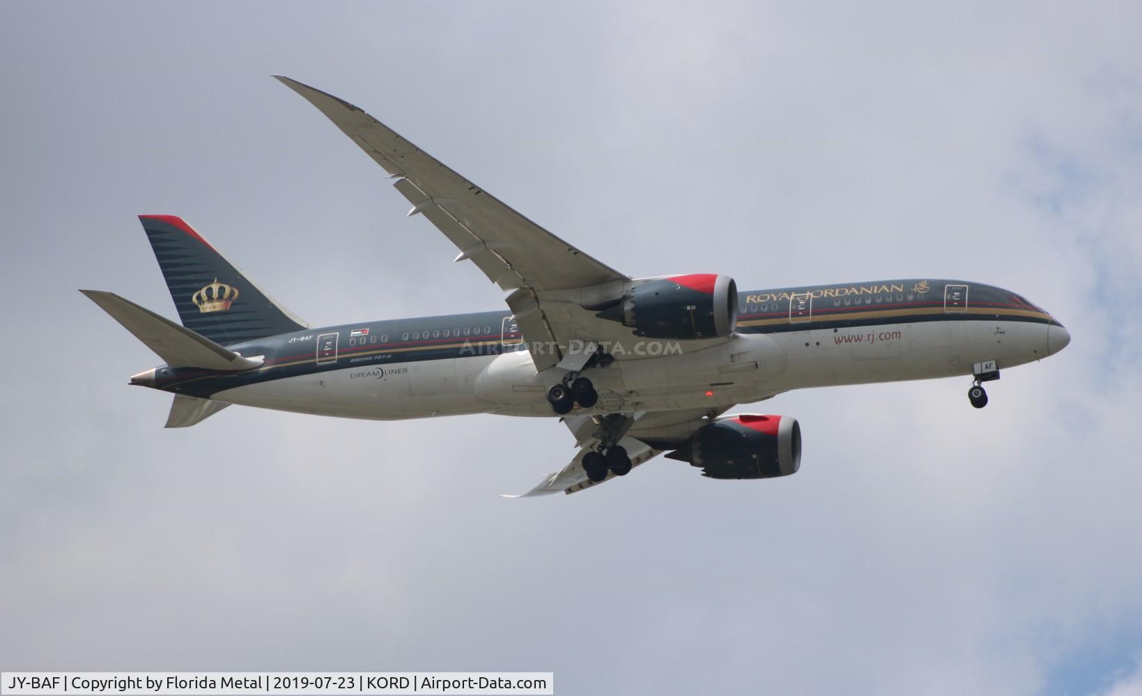 JY-BAF, 2014 Boeing 787-8 Dreamliner Dreamliner C/N 36112, Royal Jordanian