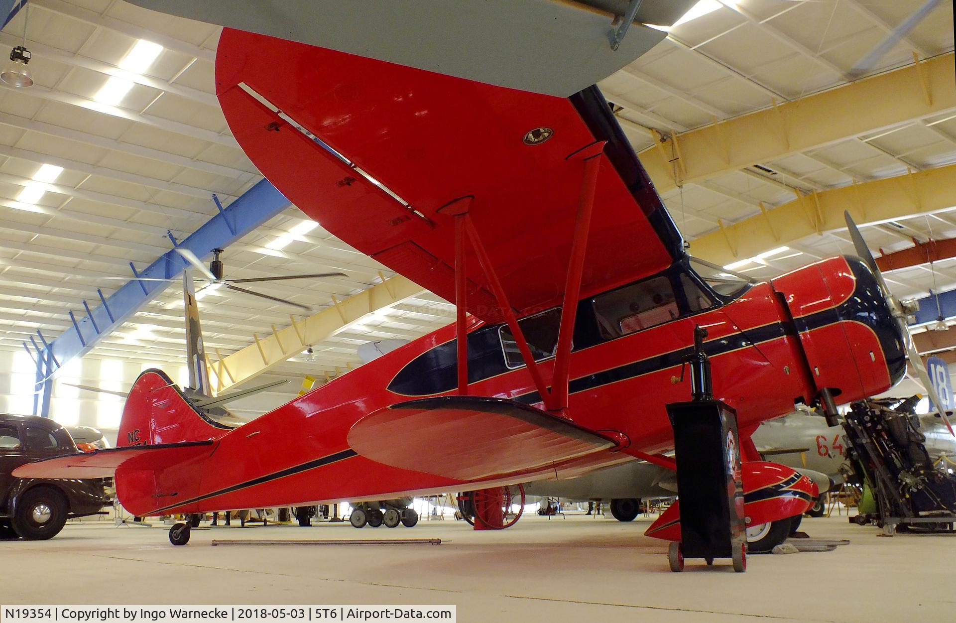 N19354, 1938 Waco EGC-8 C/N 5002, Waco EGC-8 at the War Eagles Air Museum, Santa Teresa NM