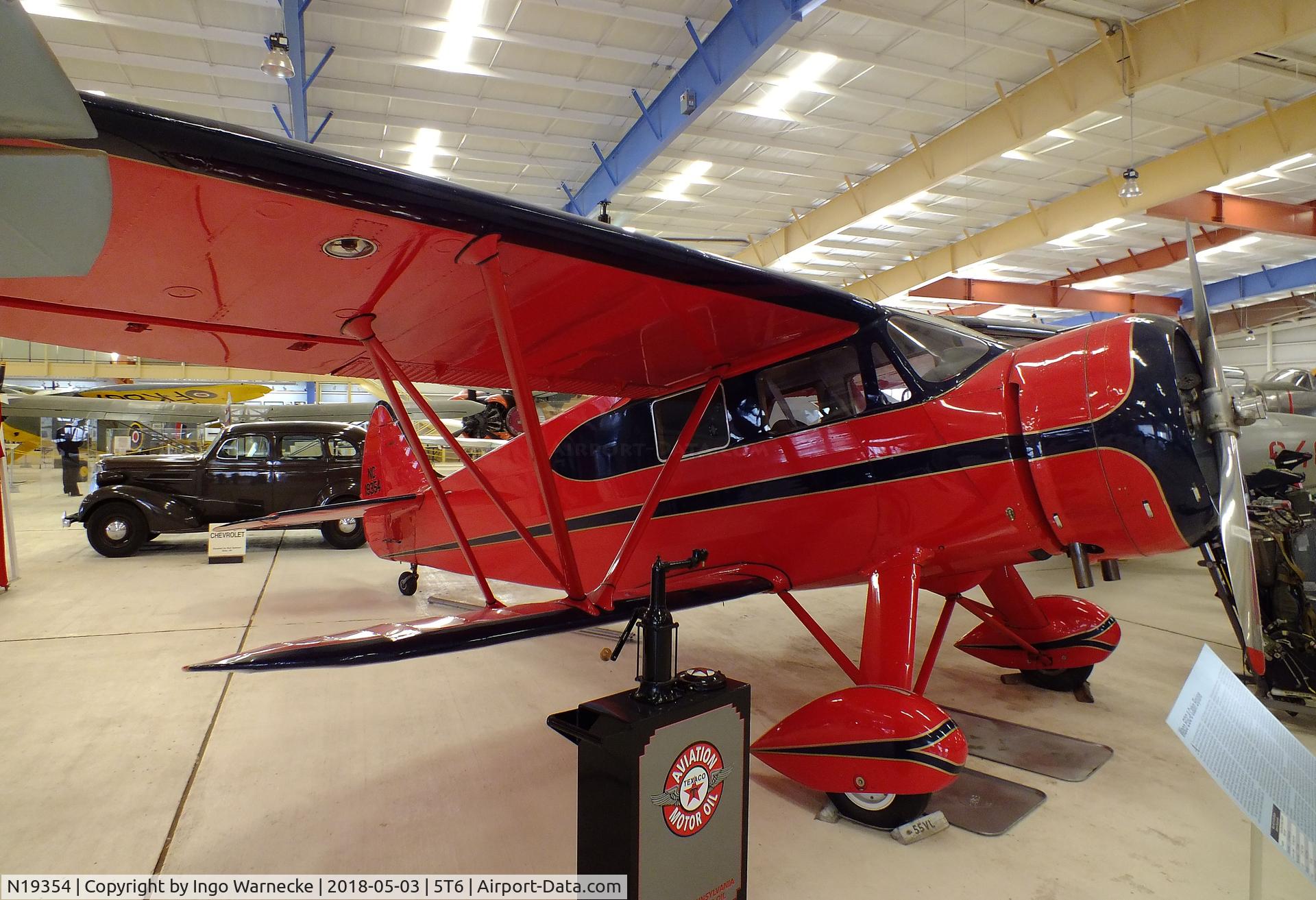 N19354, 1938 Waco EGC-8 C/N 5002, Waco EGC-8 at the War Eagles Air Museum, Santa Teresa NM