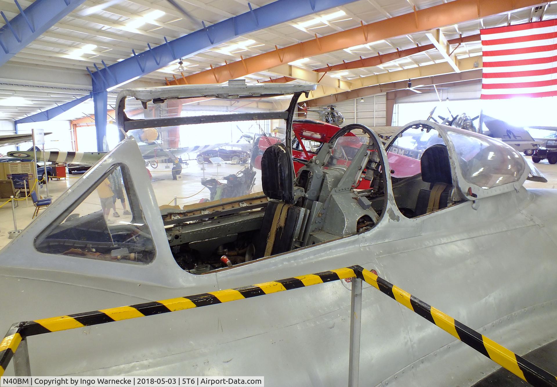 N40BM, 1953 Mikoyan-Gurevich MIG 15 C/N 1A06040, Mikoyan i Gurevich MiG-15UTI MIDGET at the War Eagles Air Museum, Santa Teresa NM  #c