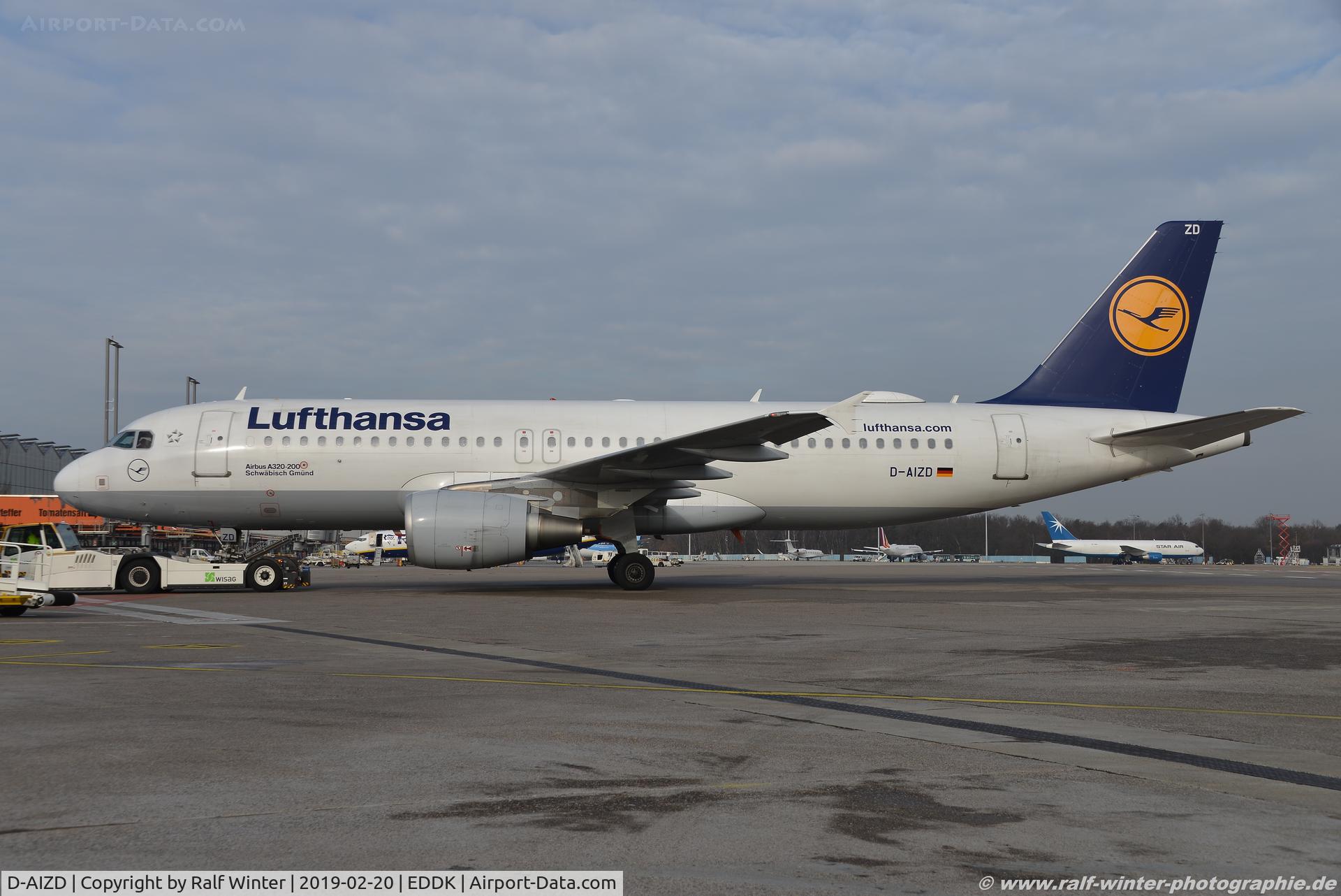 D-AIZD, 2010 Airbus A320-214 C/N 4191, Airbus A320-214 - LH DLH Lufthansa'Schwäbisch Gemünd' - 4191 - D-AIZD - 20.02.2019 - CGN