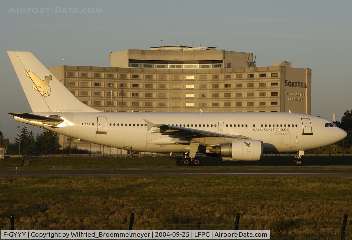 F-GYYY, 1988 Airbus A310-204 C/N 486, Operated by Eagle Aviation