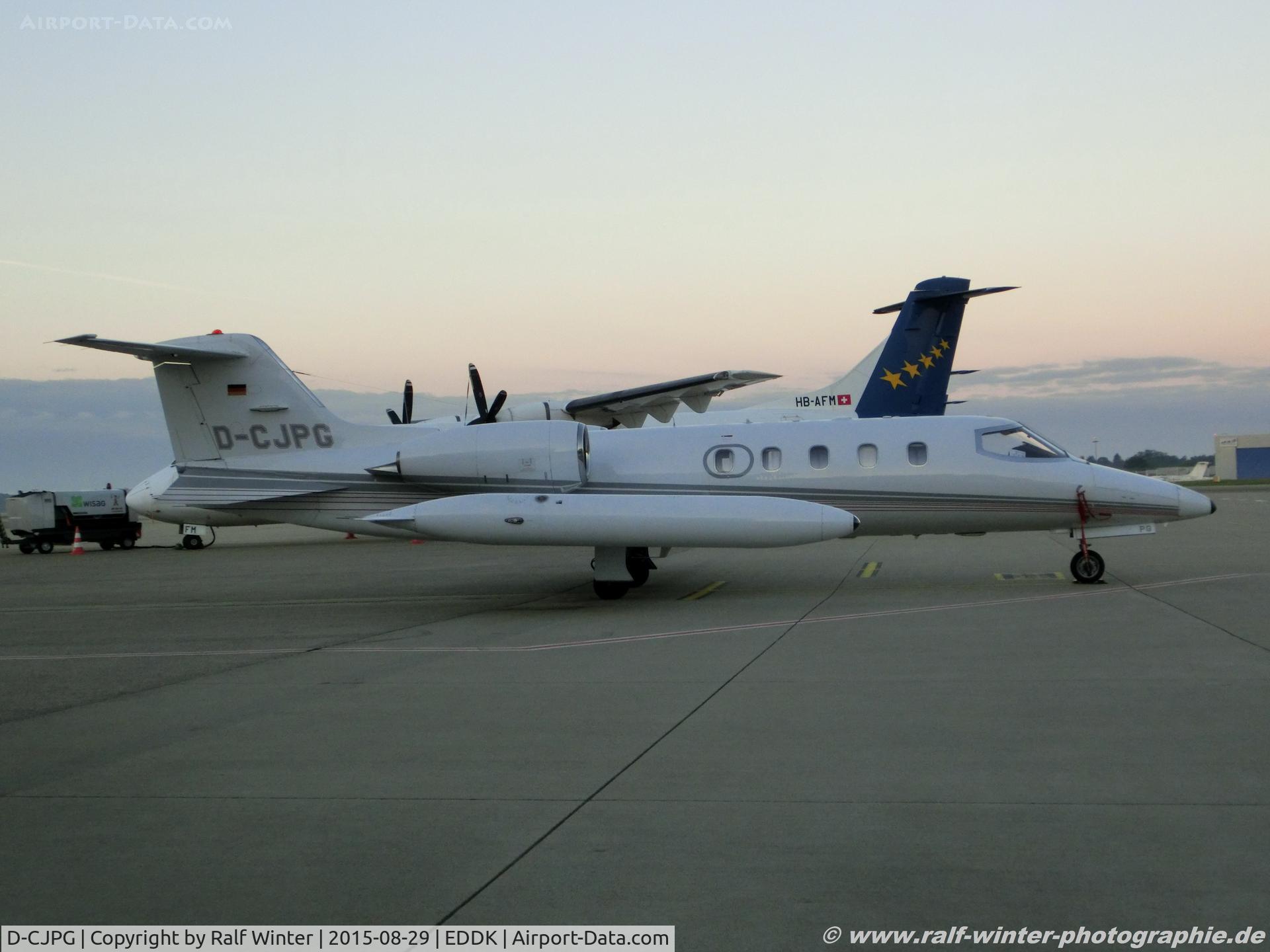 D-CJPG, 1977 Learjet 35A C/N 108, Learjet 35A - QAJ Quick Air Charter - 35-108 - D-CJPG - 29.08.2015 - CGN