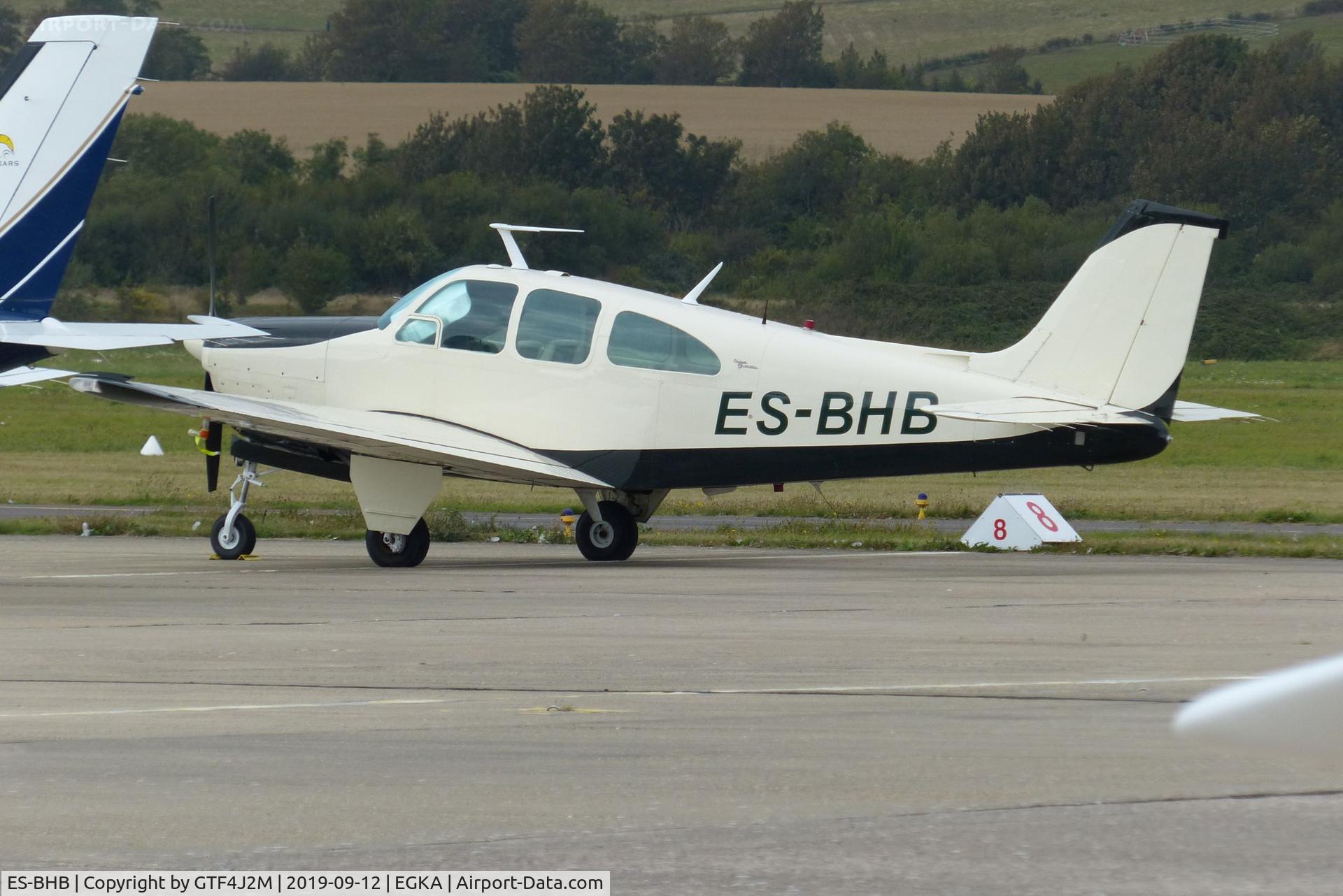ES-BHB, Beech 35-C33A Debonair Debonair C/N CD-1111, ES-BHB at Shoreham 12Sep19