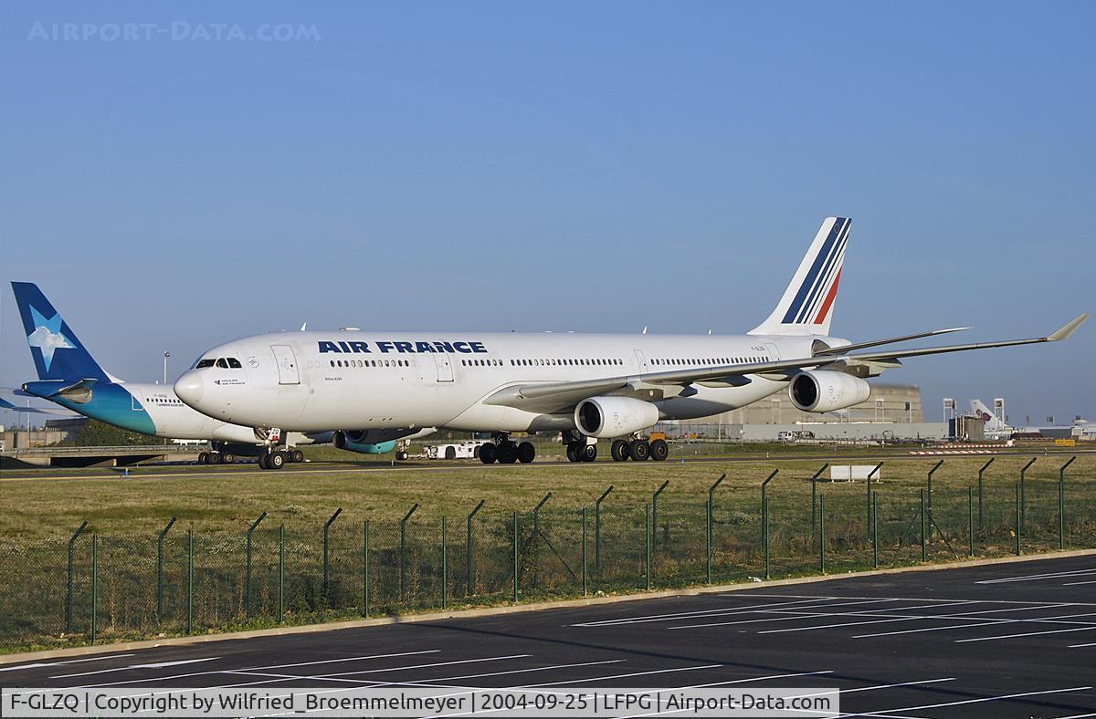 F-GLZQ, Airbus A340-313 C/N 289, Air France