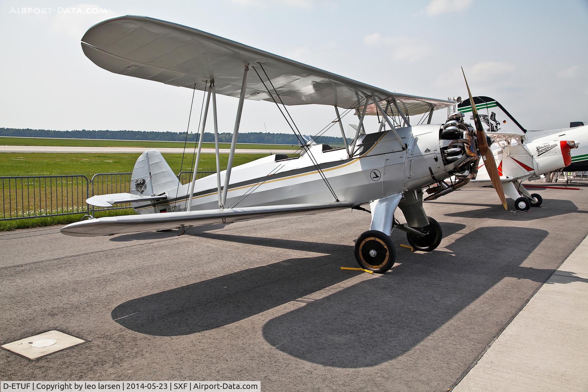 D-ETUF, 1936 Focke-Wulf Fw-44J Stieglitz C/N 168, Berlin Air Show 23.5.2014